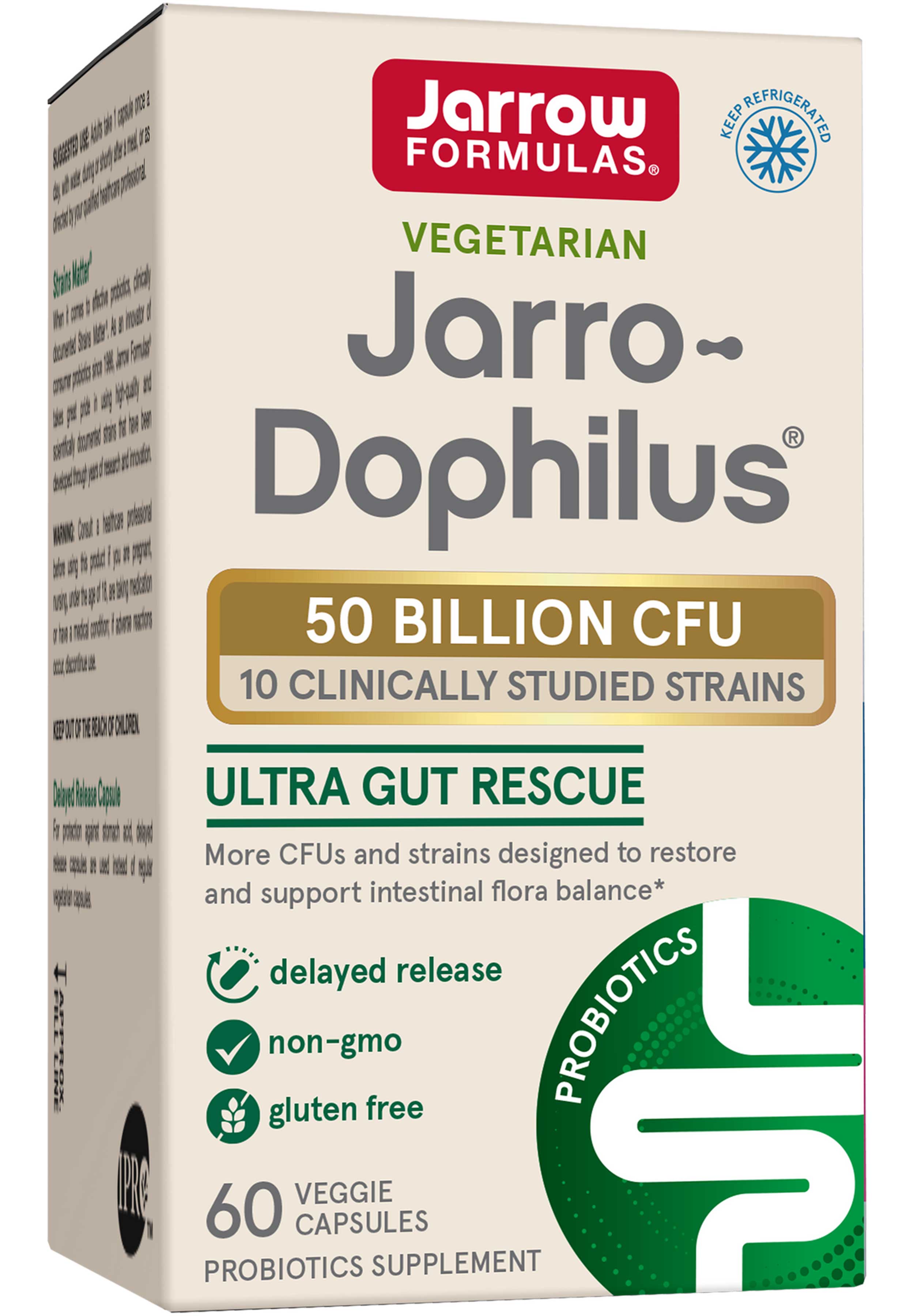 Jarrow Formulas Jarro-Dophilus Ultra Gut Rescue (Formerly Ultra)