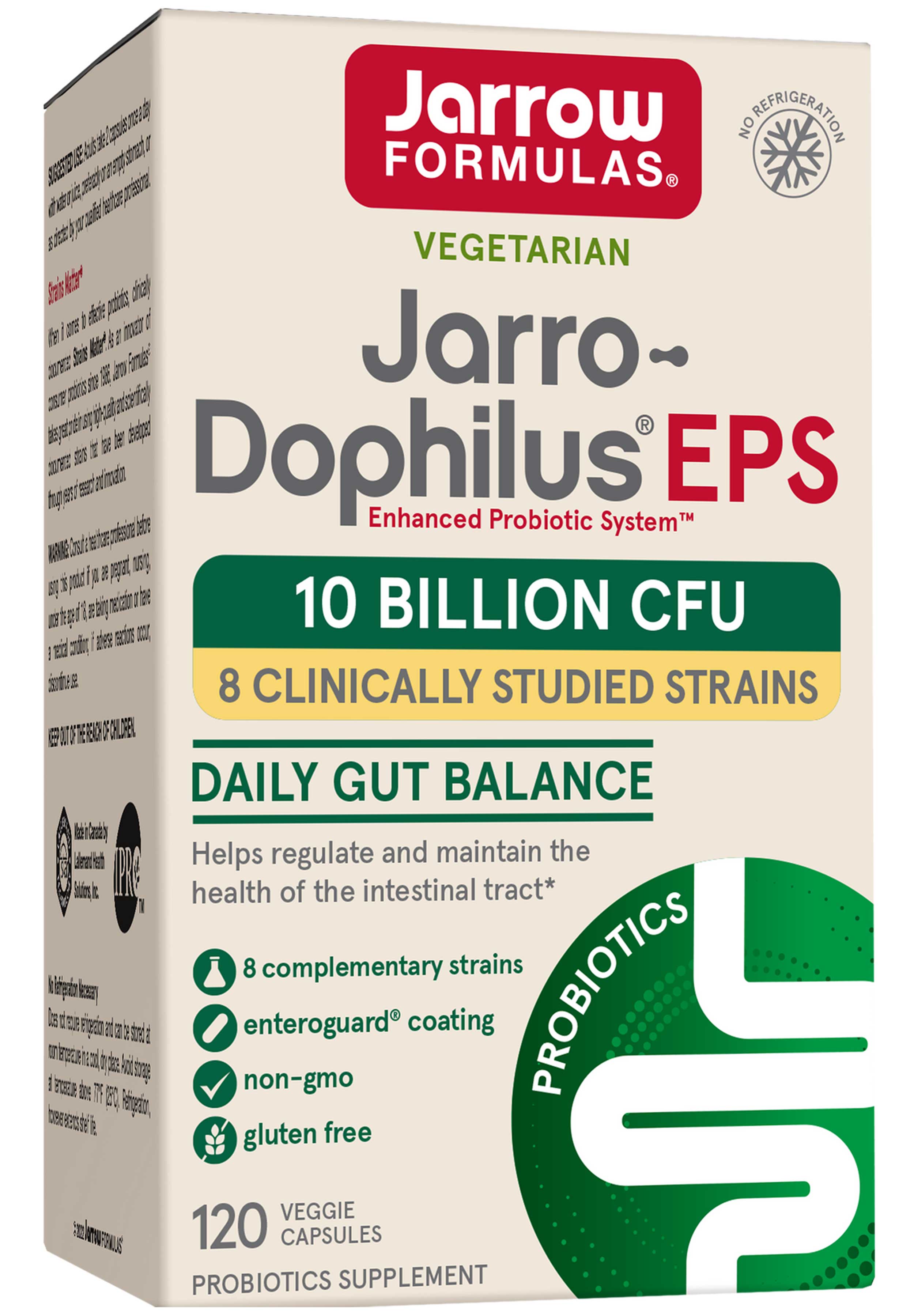 Jarrow Formulas Jarro-Dophilus EPS 10 Billion CFU (Formerly EPS 5 Billion)