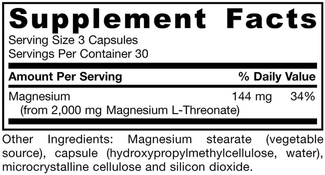 Jarrow Formulas MagMind Ingredients 