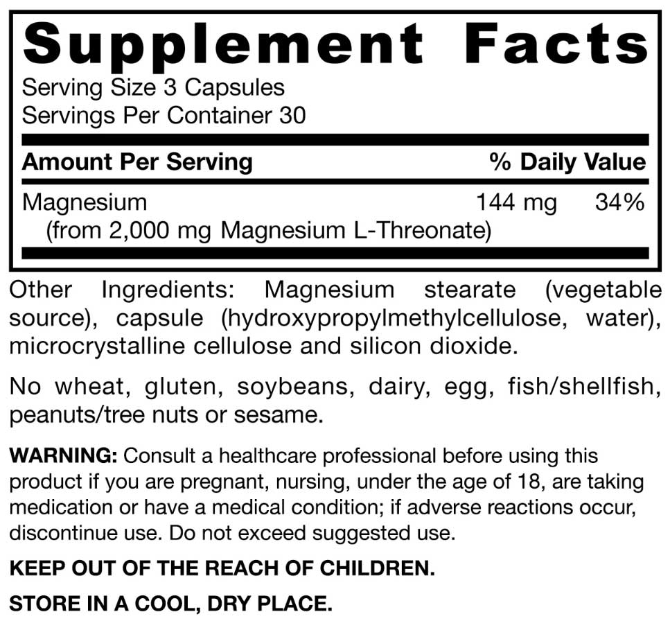 Jarrow Formulas MagMind Ingredients