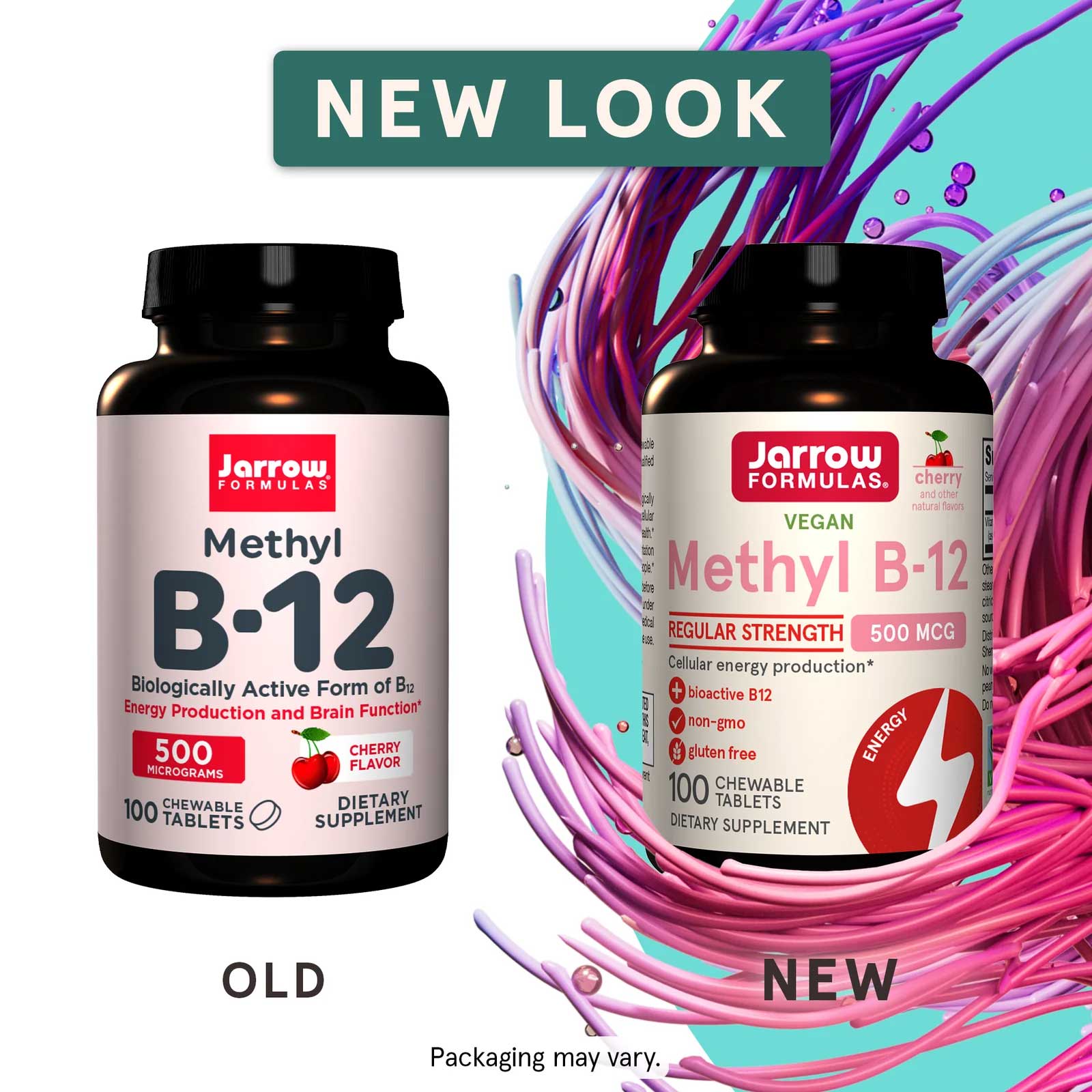 Jarrow Formulas Methyl B-12 500 mcg New Look