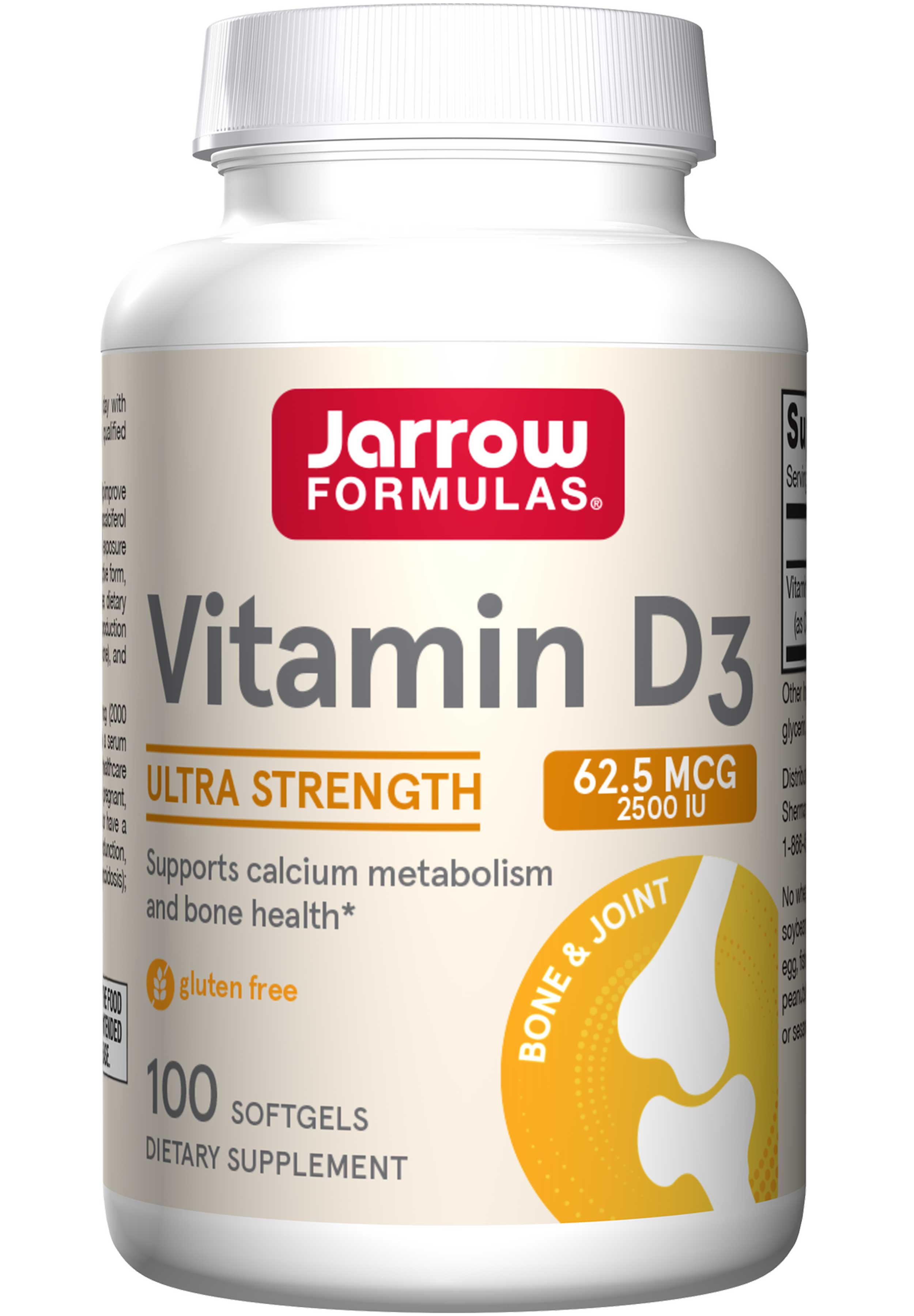 Jarrow Formulas Vitamin D3 2500 IU