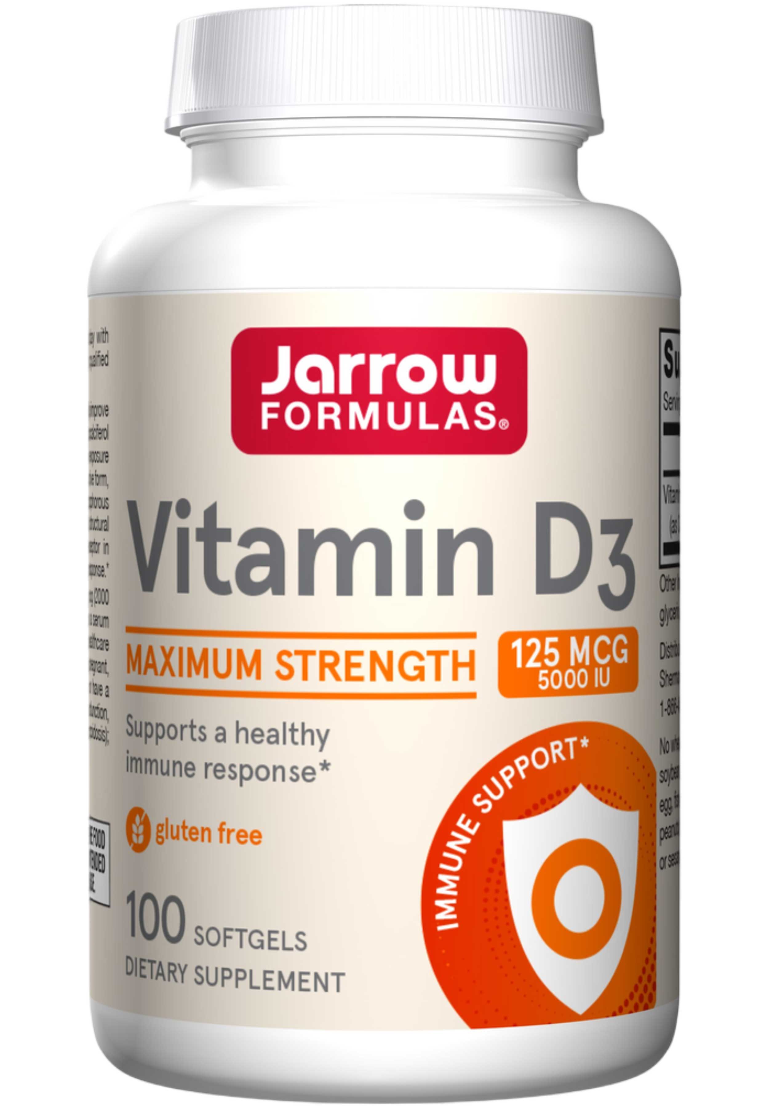 Jarrow Formulas Vitamin D3 5000 IU