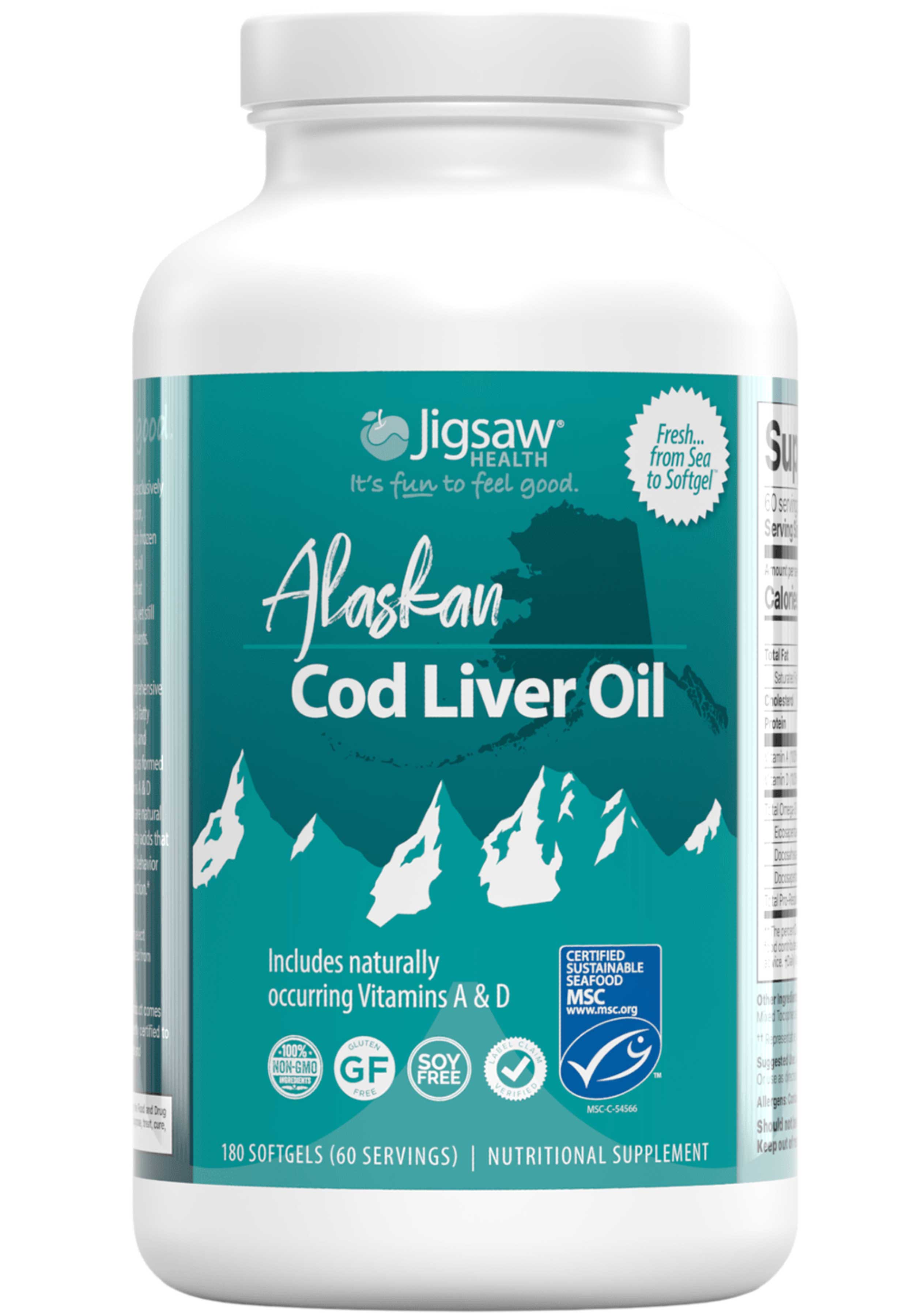 Jigsaw Health Alaskan Cod Liver Oil