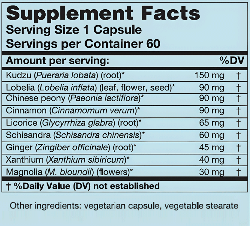 Karuna Health AllerEze Ingredients