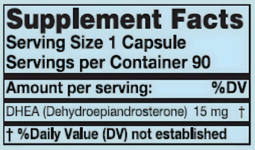 Karuna Health DHEA 15 mg Ingredients