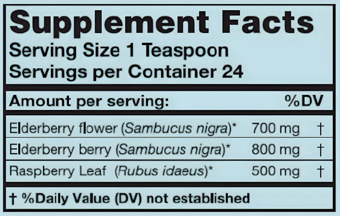 Karuna Health Elderberry Extract Ingredients