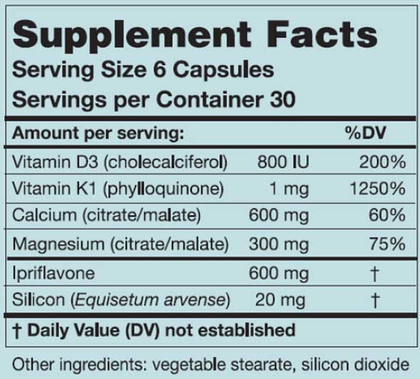 Karuna Health Ipriflavone Plus Ingredients