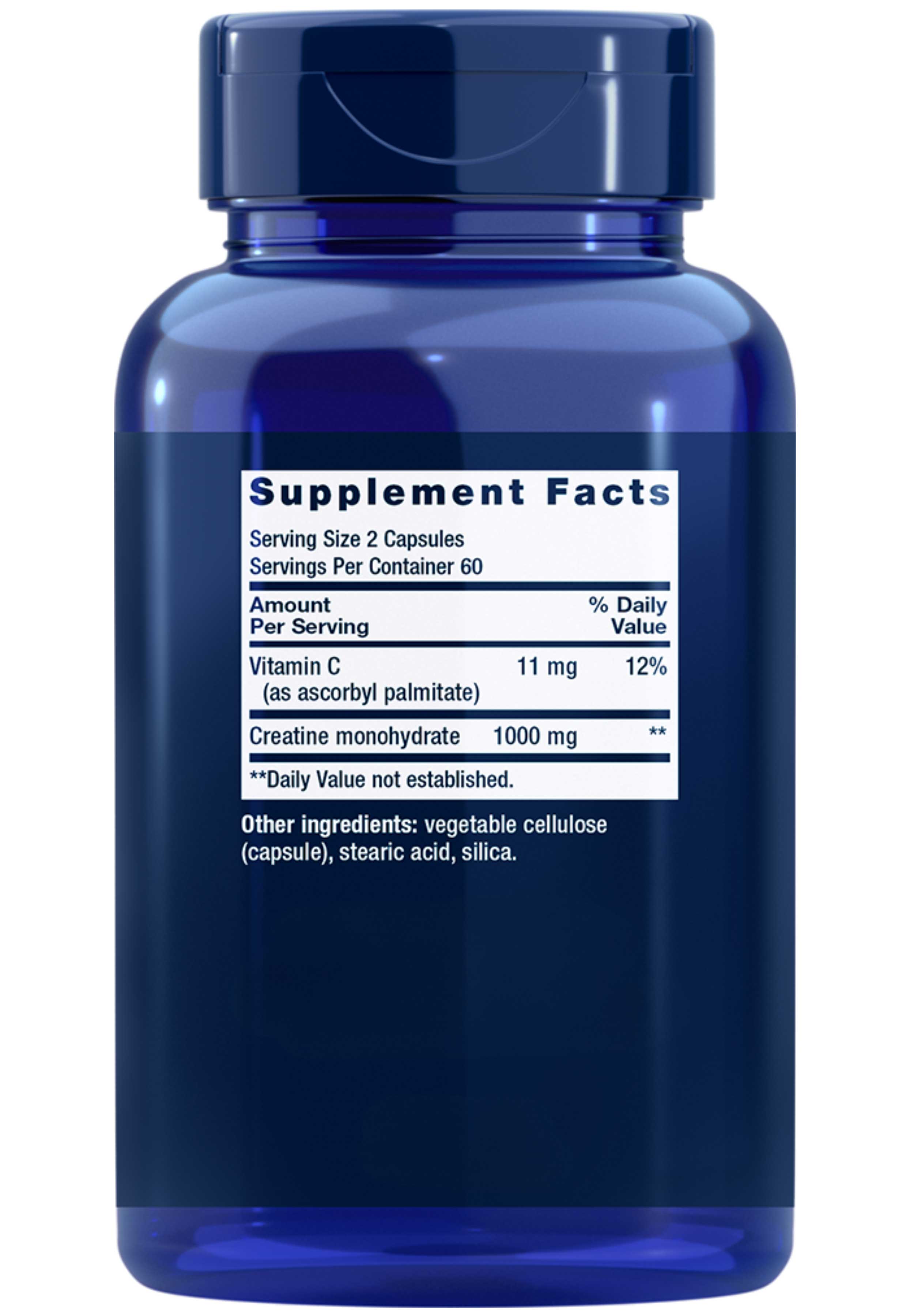 Life Extension Creatine Capsules Ingredients