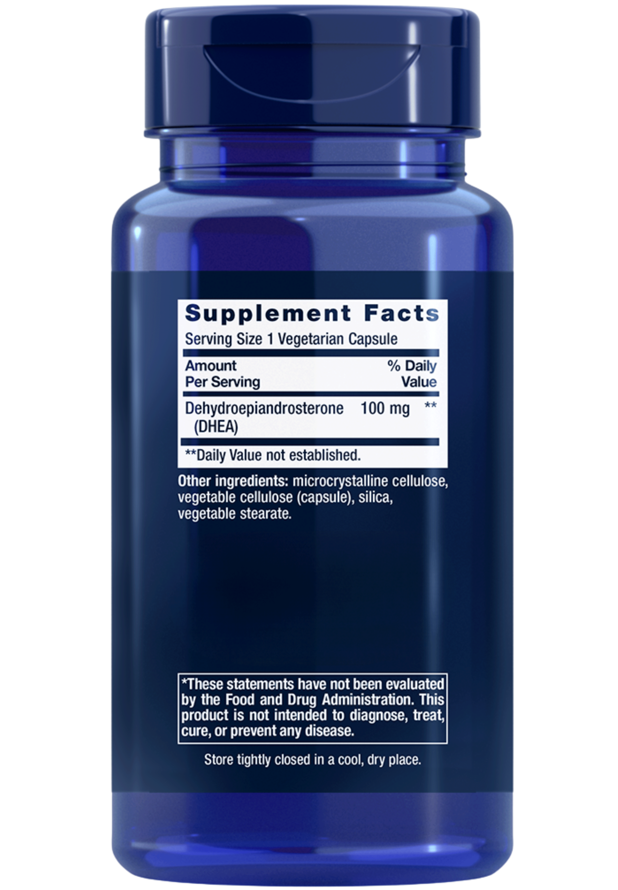 Life Extension DHEA Ingredients