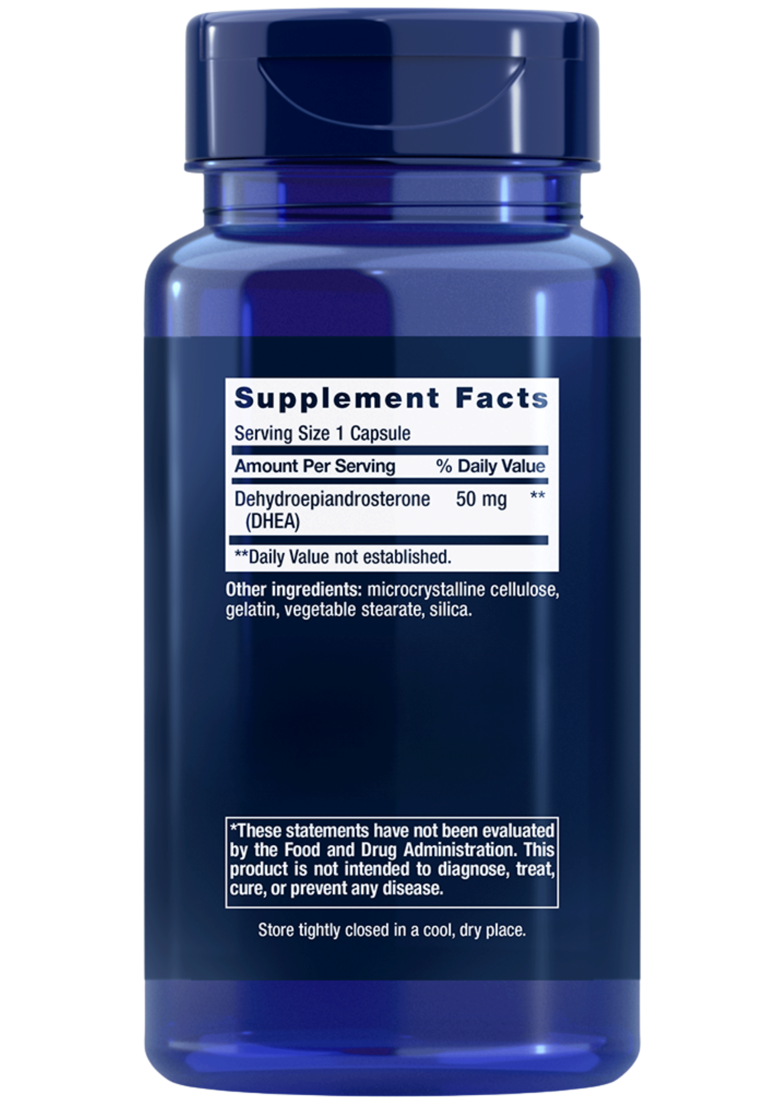 Life Extension DHEA Ingredients