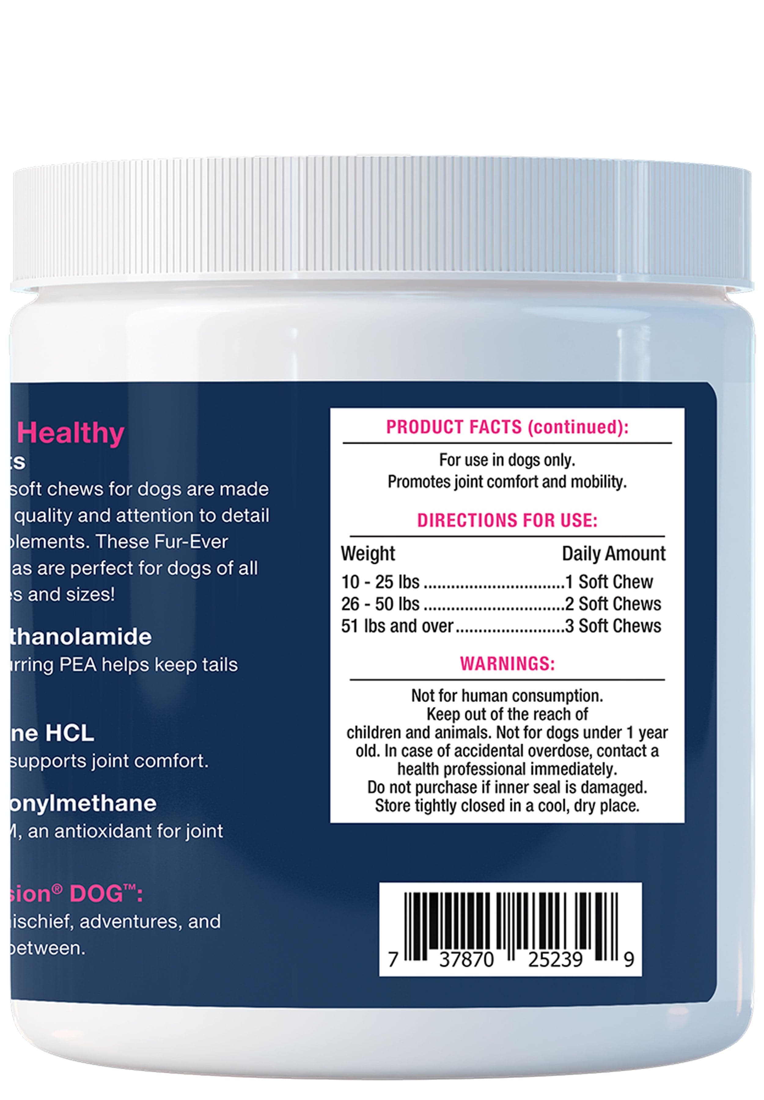 Life Extension DOG Hip & Joints Ingredients