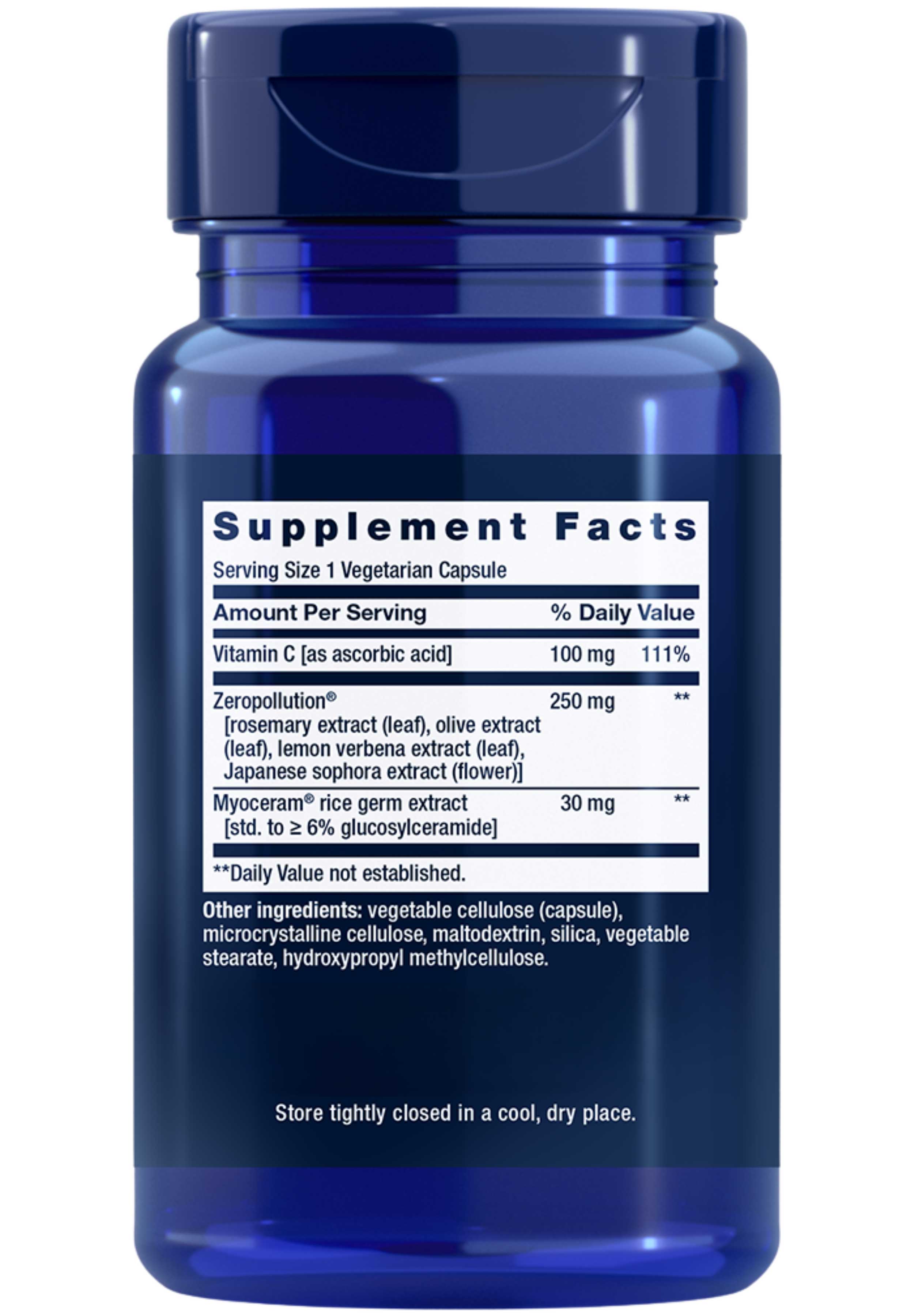 Life Extension Daily Skin Defense Ingredients