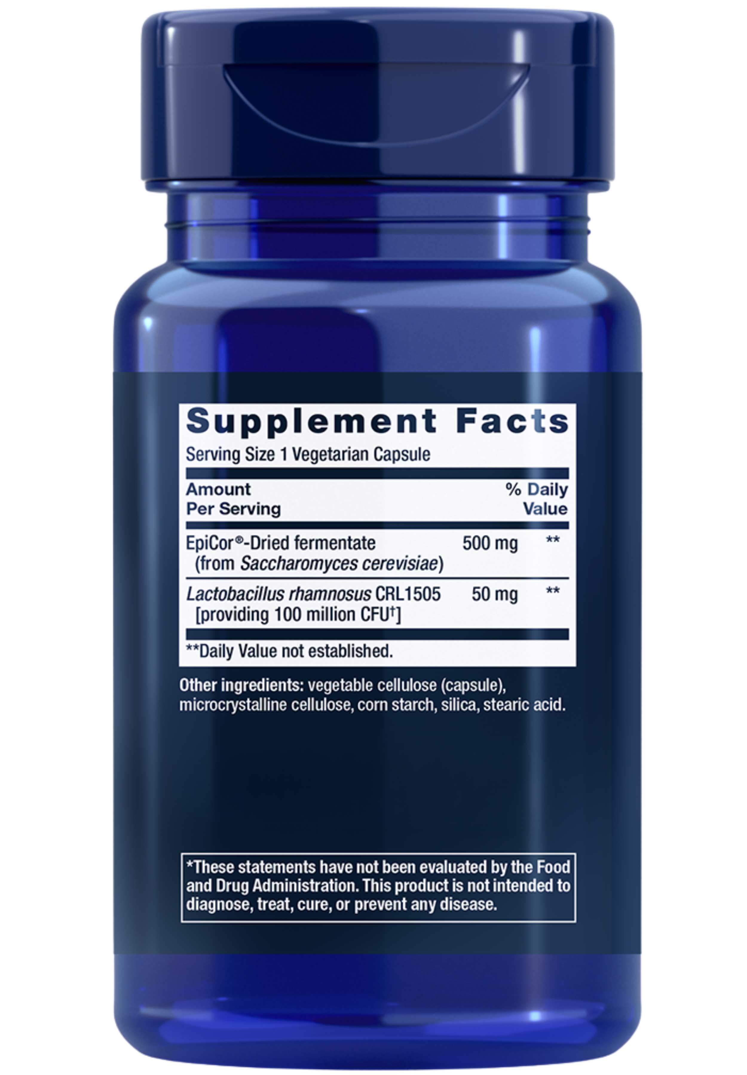 Life Extension FLORASSIST Probiotic Immune & Nasal Defense Ingredients