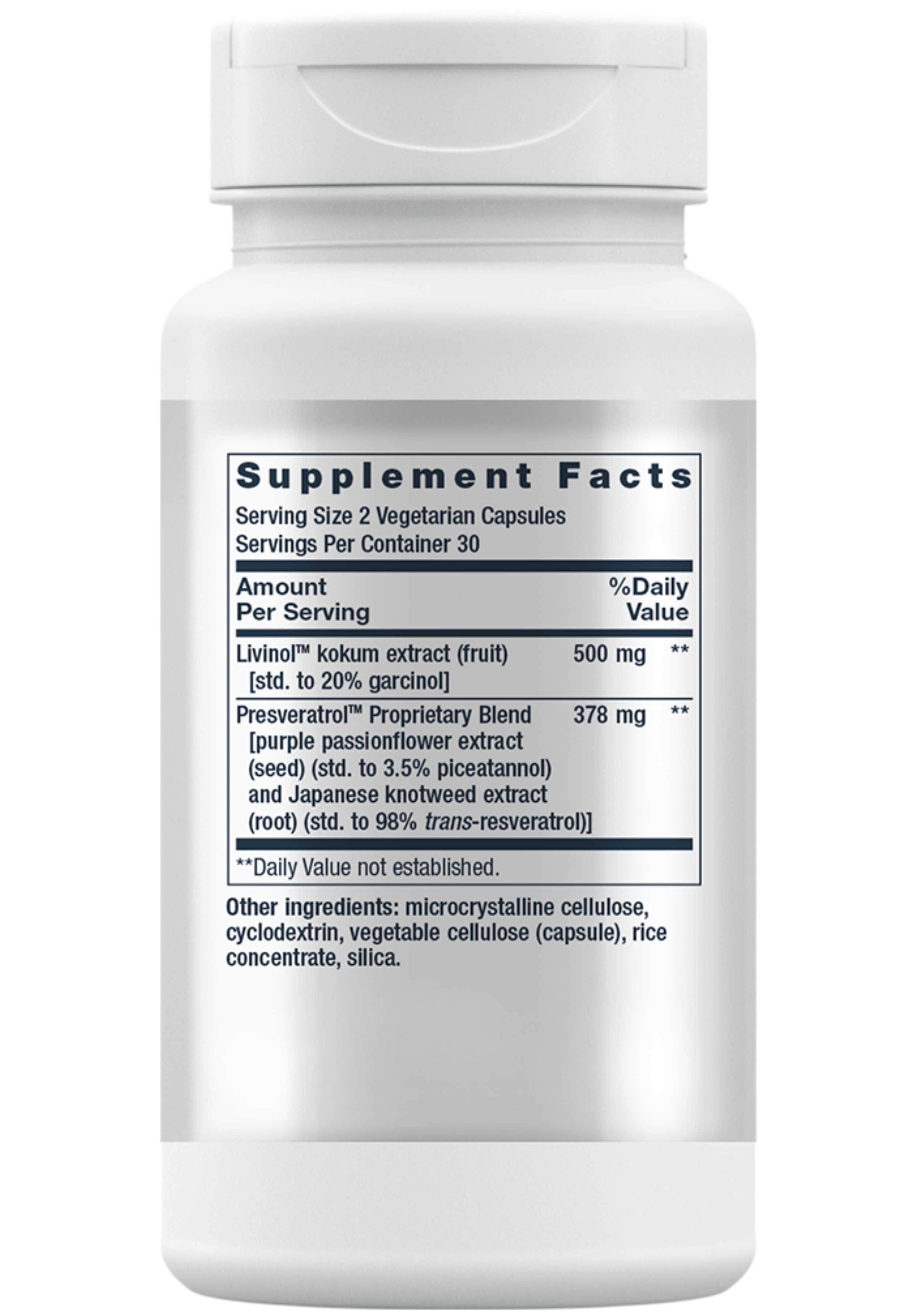 Life Extension GEROPROTECT Stem Cell Ingredients