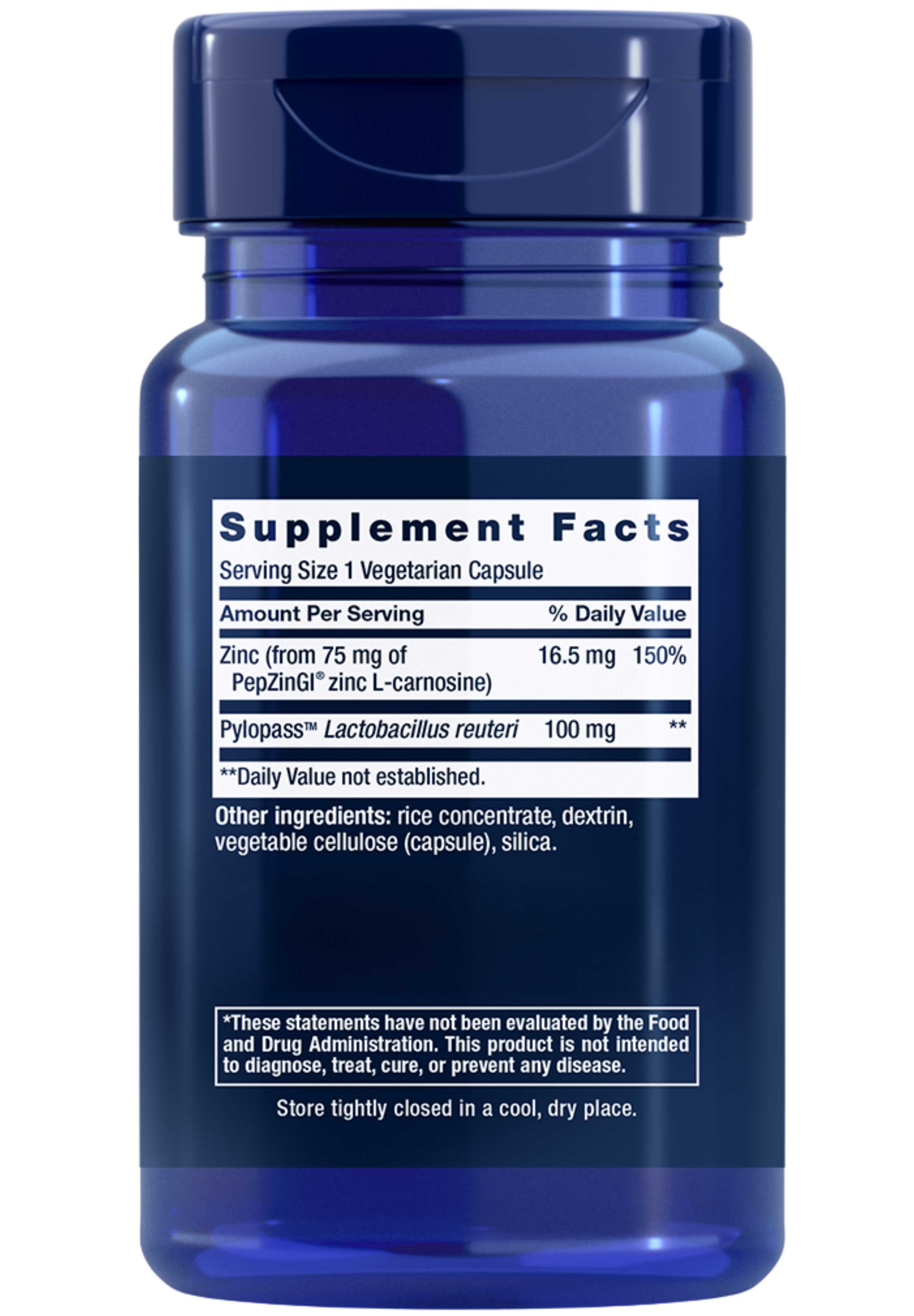 Life Extension Gastro-Ease Ingredients