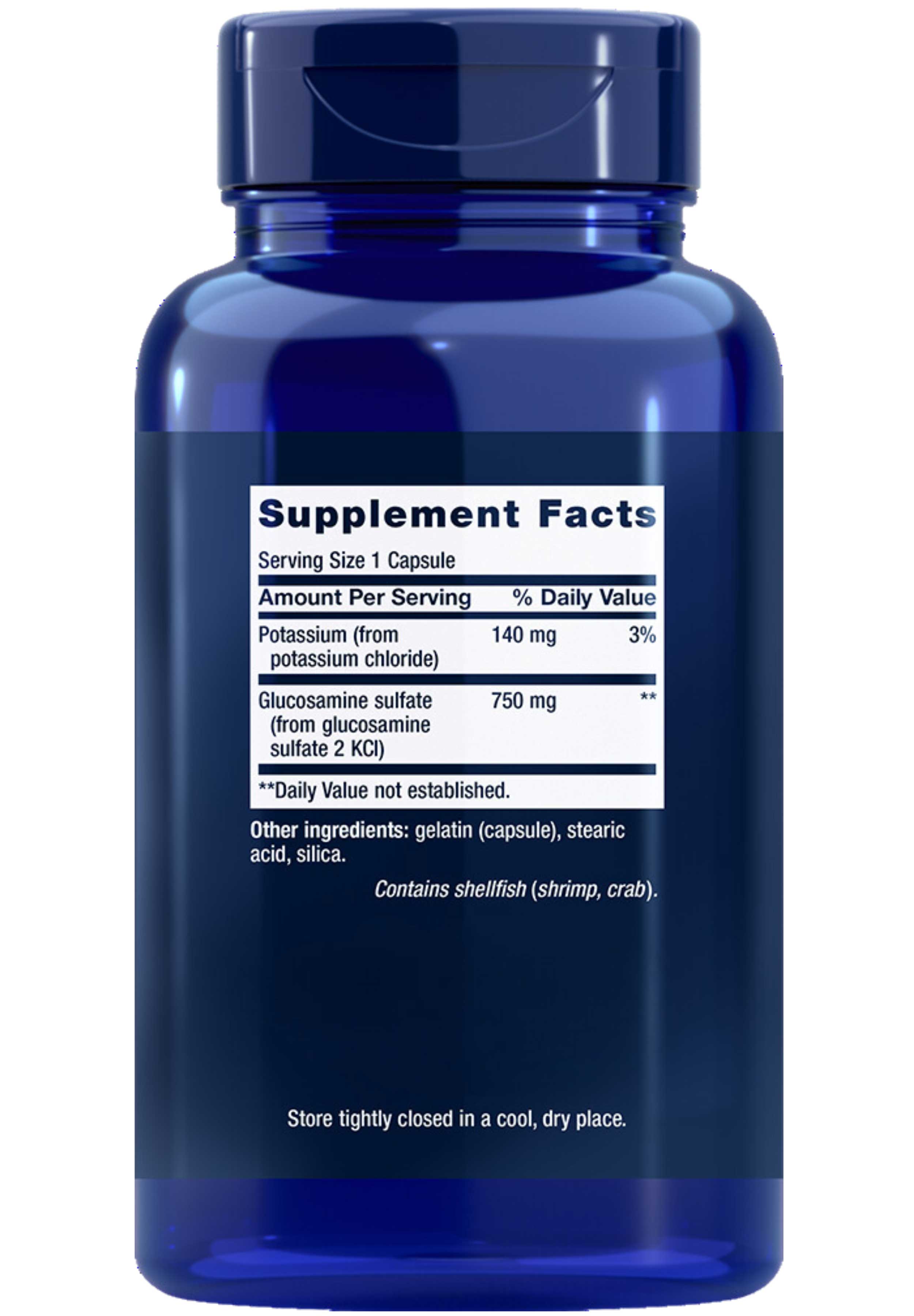 Life Extension Glucosamine Sulfate Ingredients
