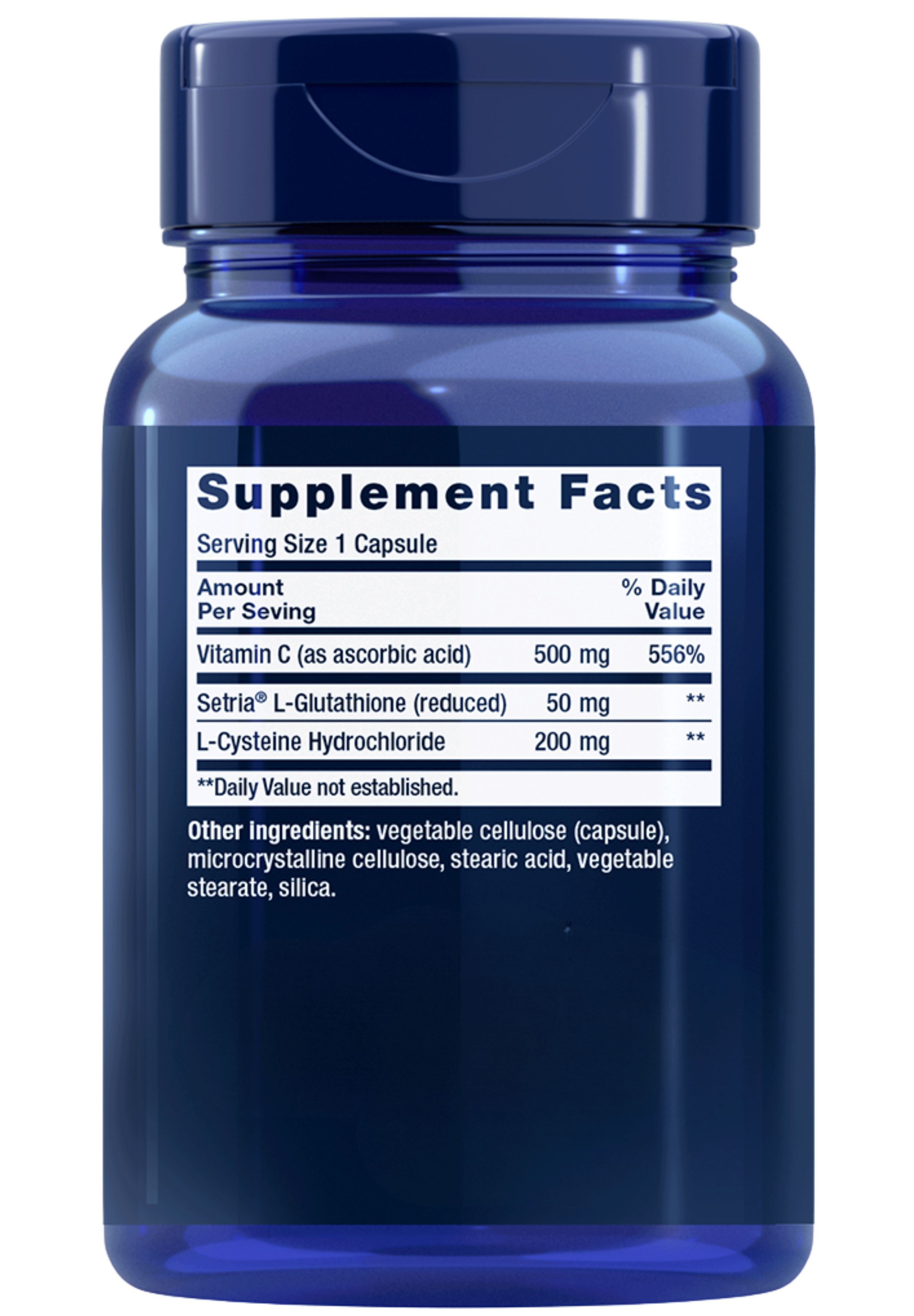 Life Extension Glutathione, Cysteine & C Ingredients