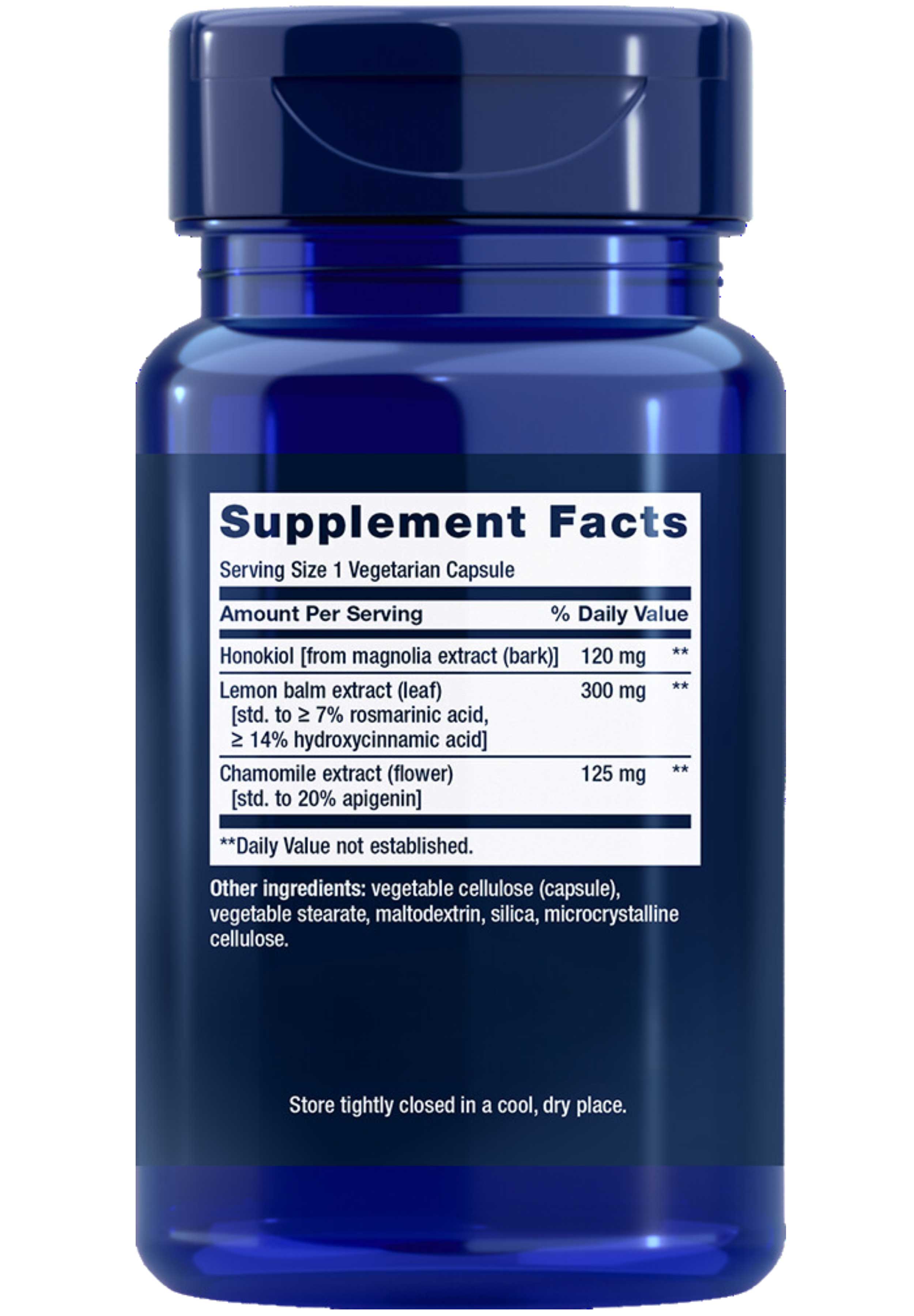 Life Extension Herbal Sleep PM Ingredients