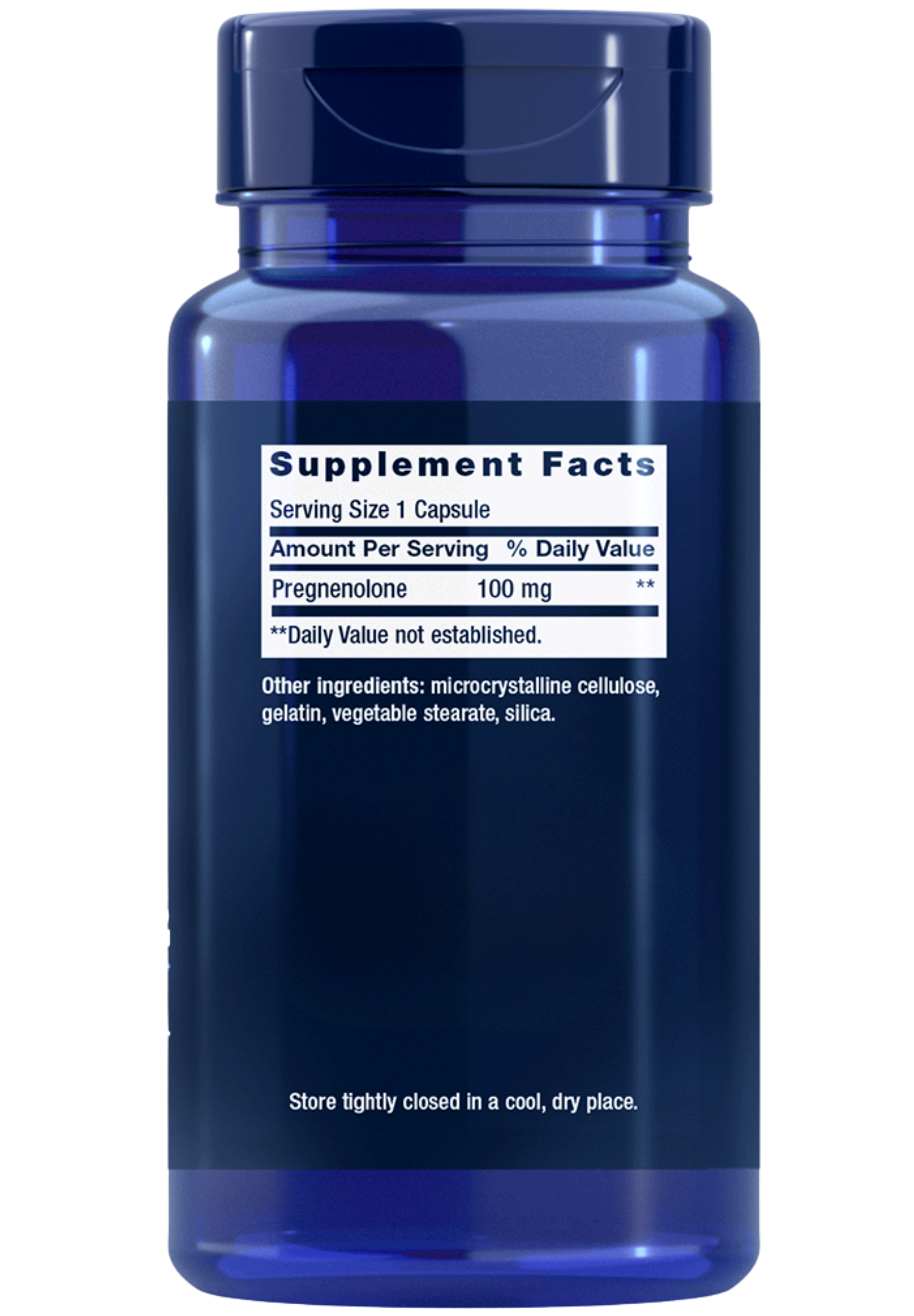 Life Extension Pregnenolone Ingredients