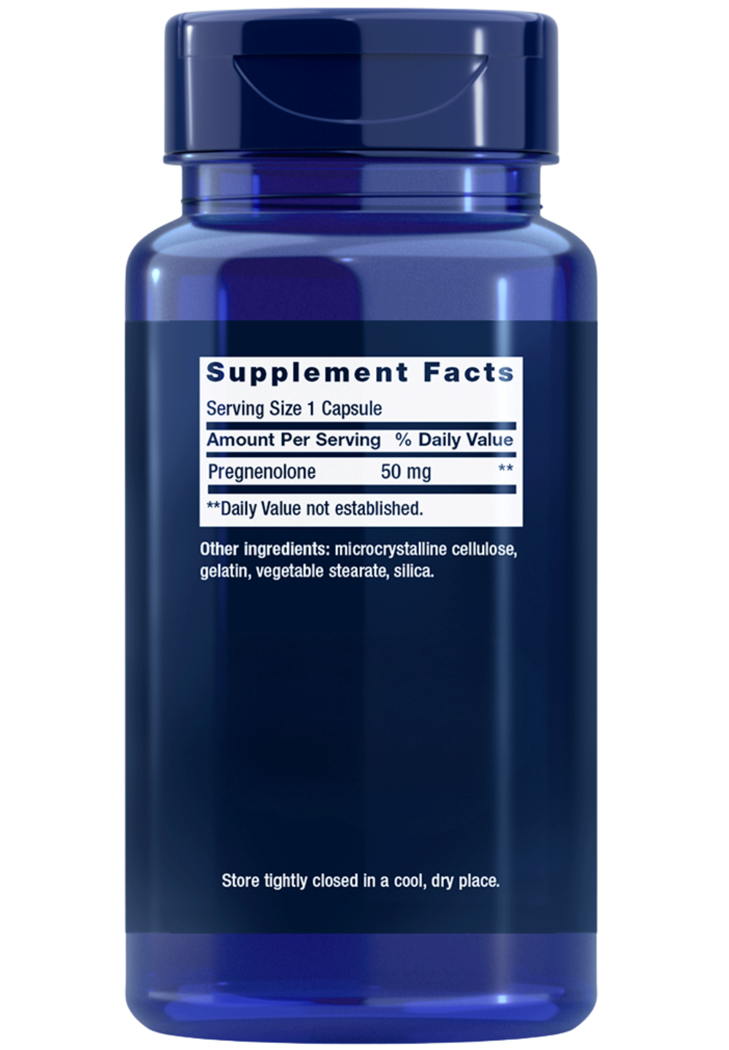 Life Extension Pregnenolone Ingredients