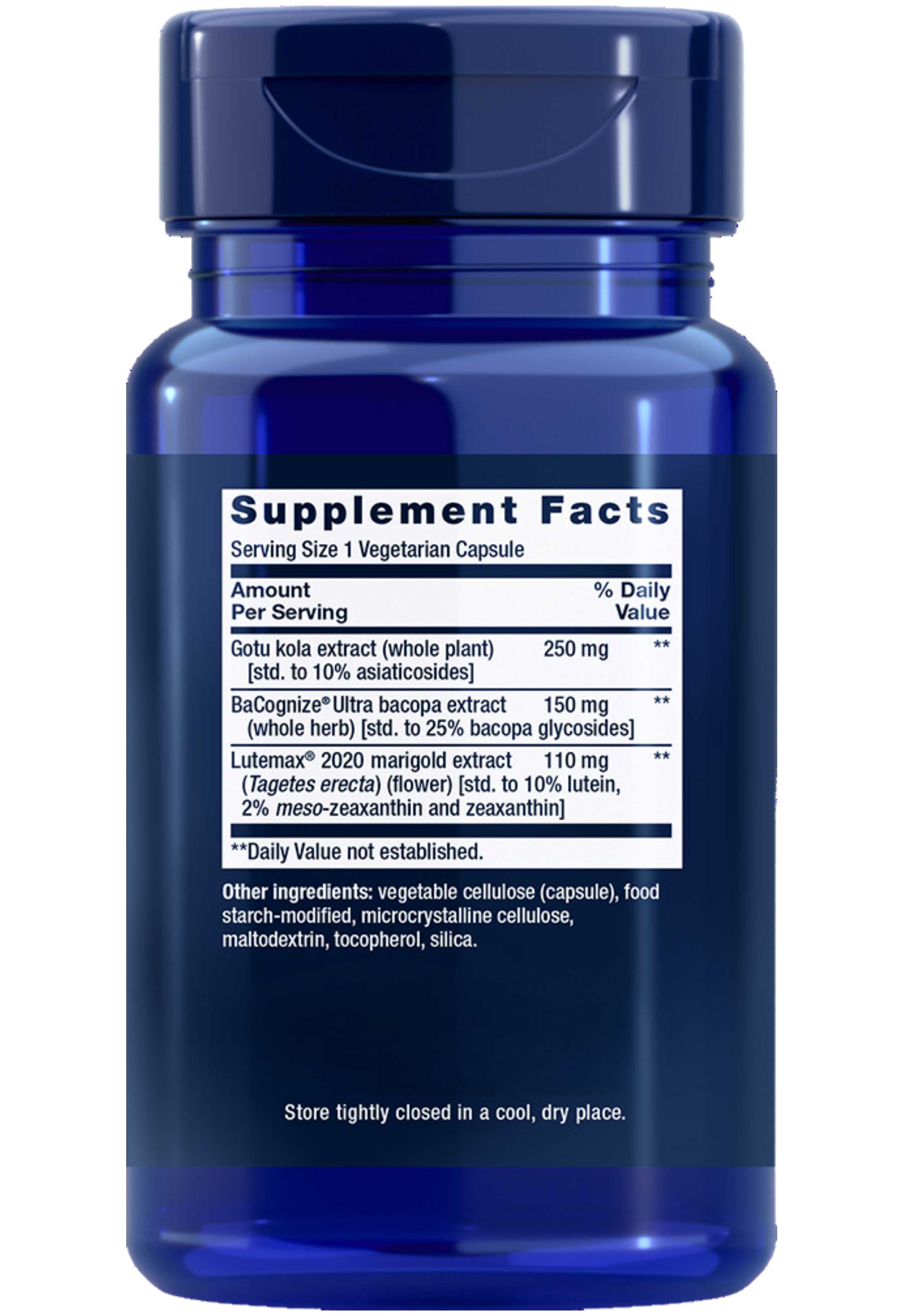 Life Extension Quick Brain Nootropic Ingredients