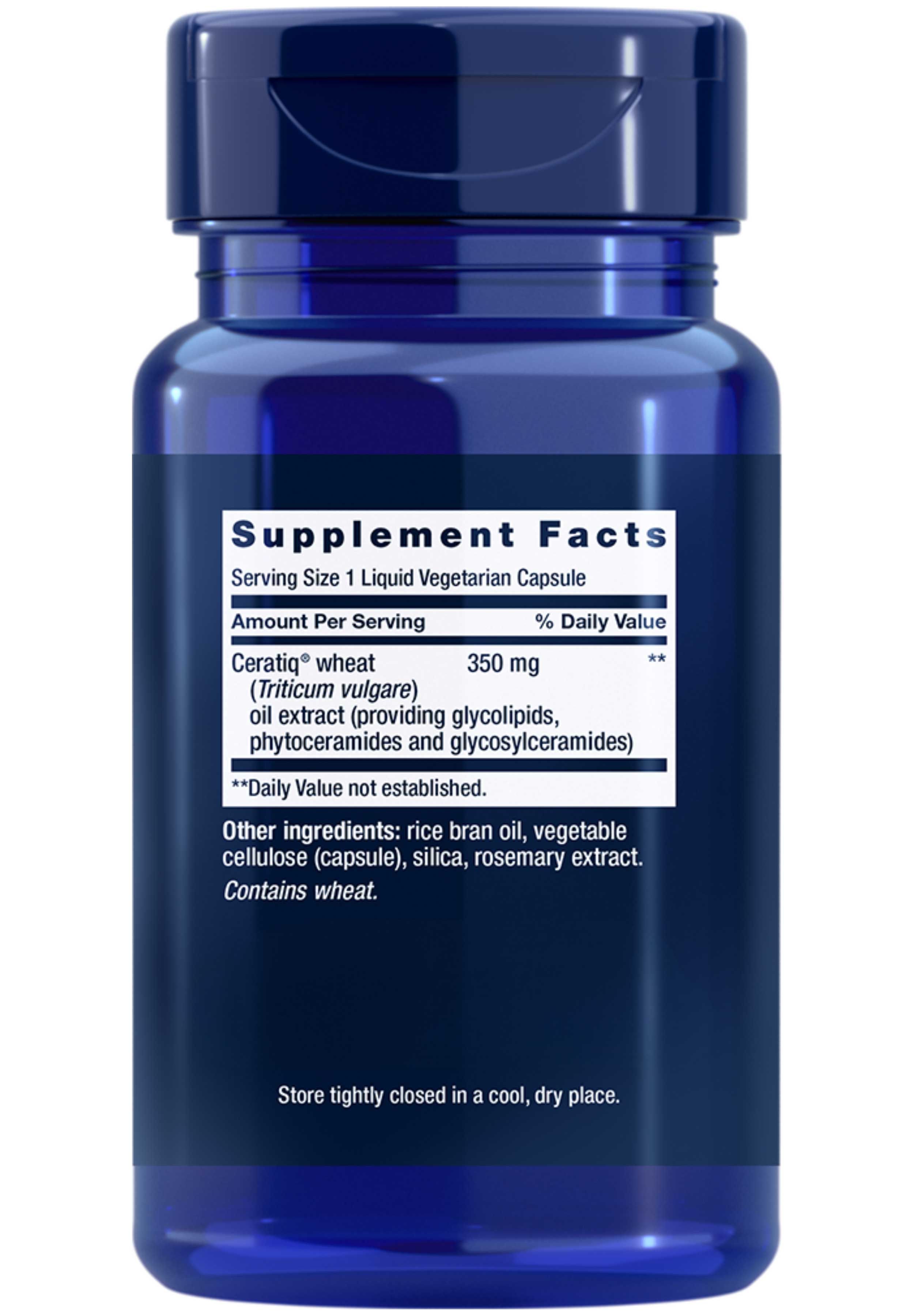 Life Extension Skin Restoring Ceramides Ingredients