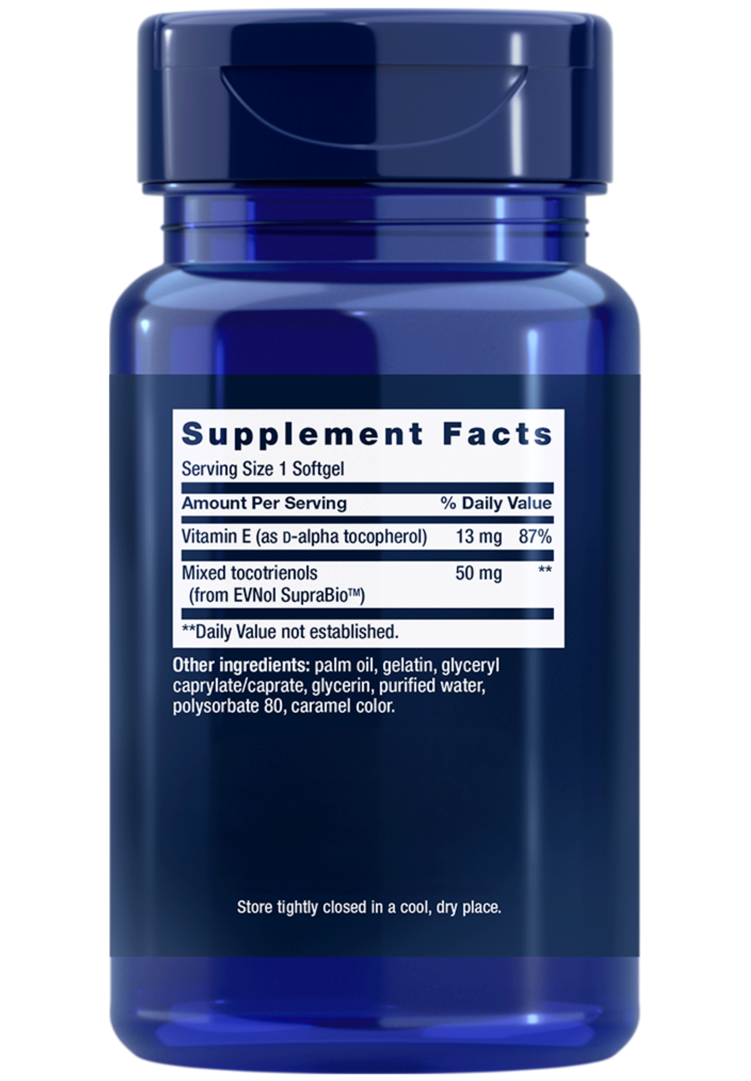 Life Extension Super Absorbable Tocotrienols Ingredients