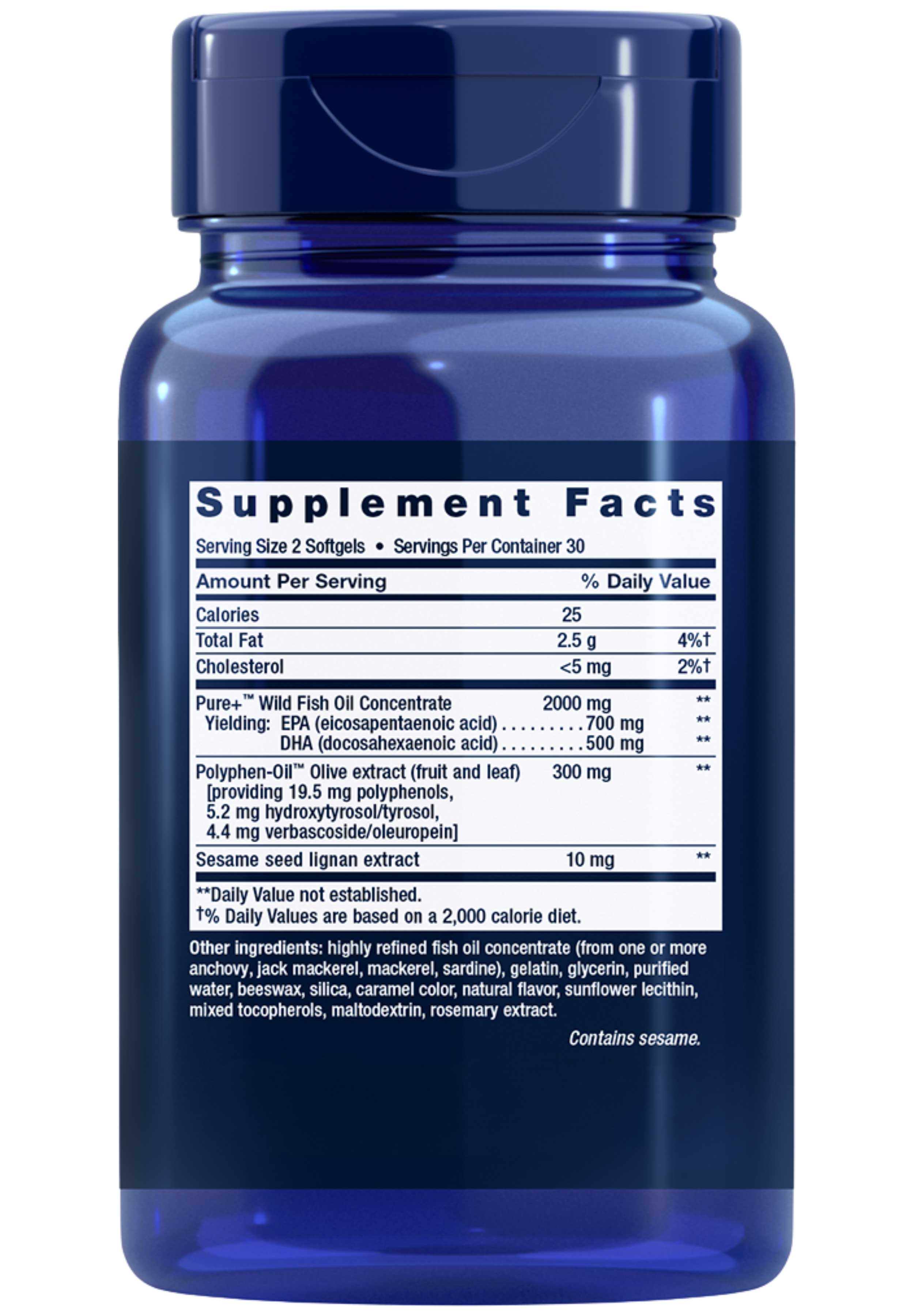 Life Extension Super Omega-3 Ingredients