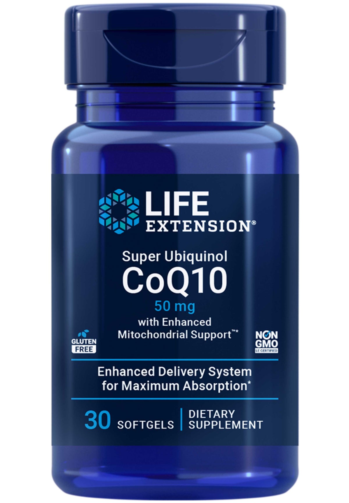 Life Extension Super Ubiquinol CoQ10 with Enhanced Mitochondrial Support