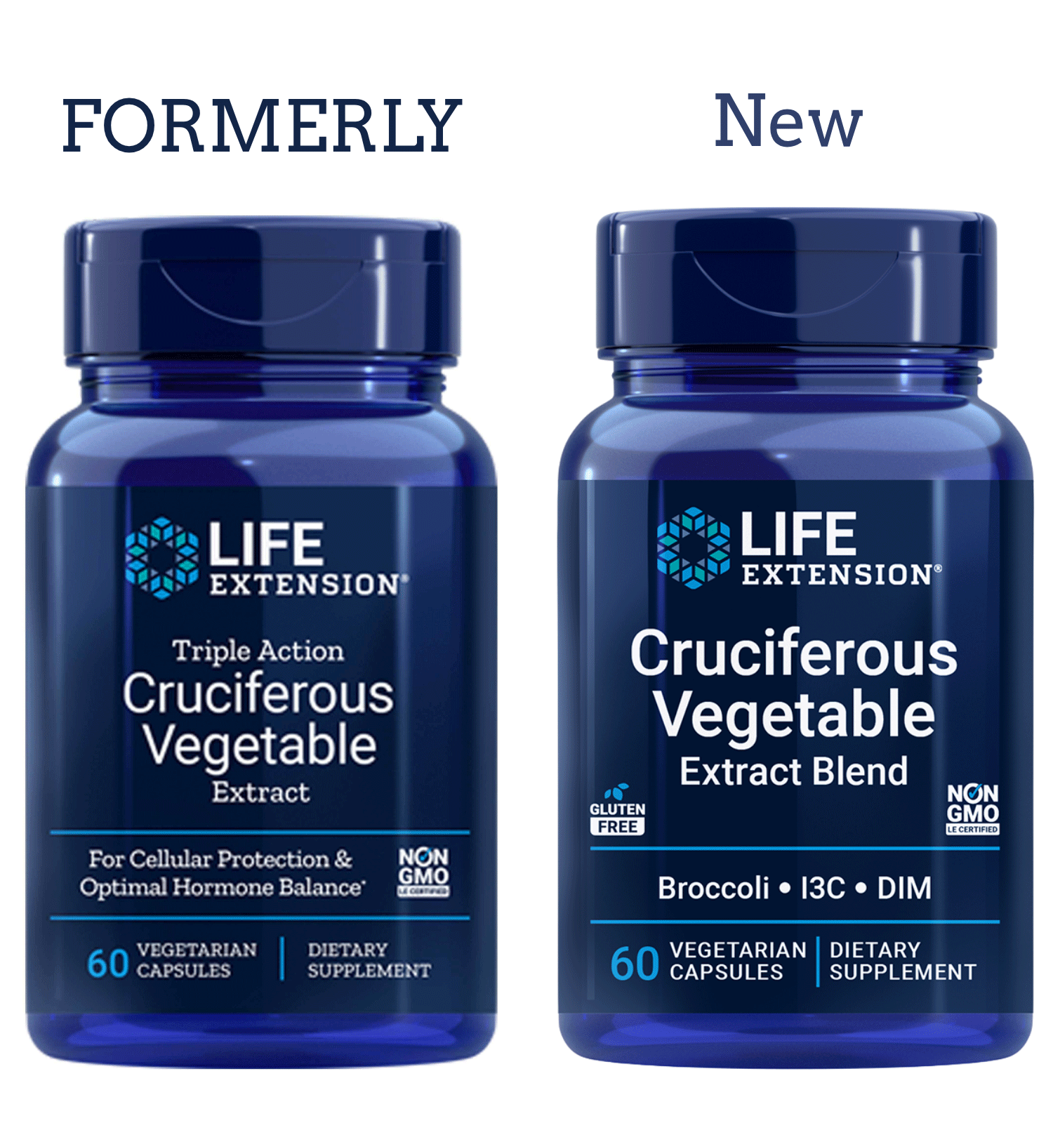 Life Extension Triple Action Cruciferous Vegetable Extract New Look