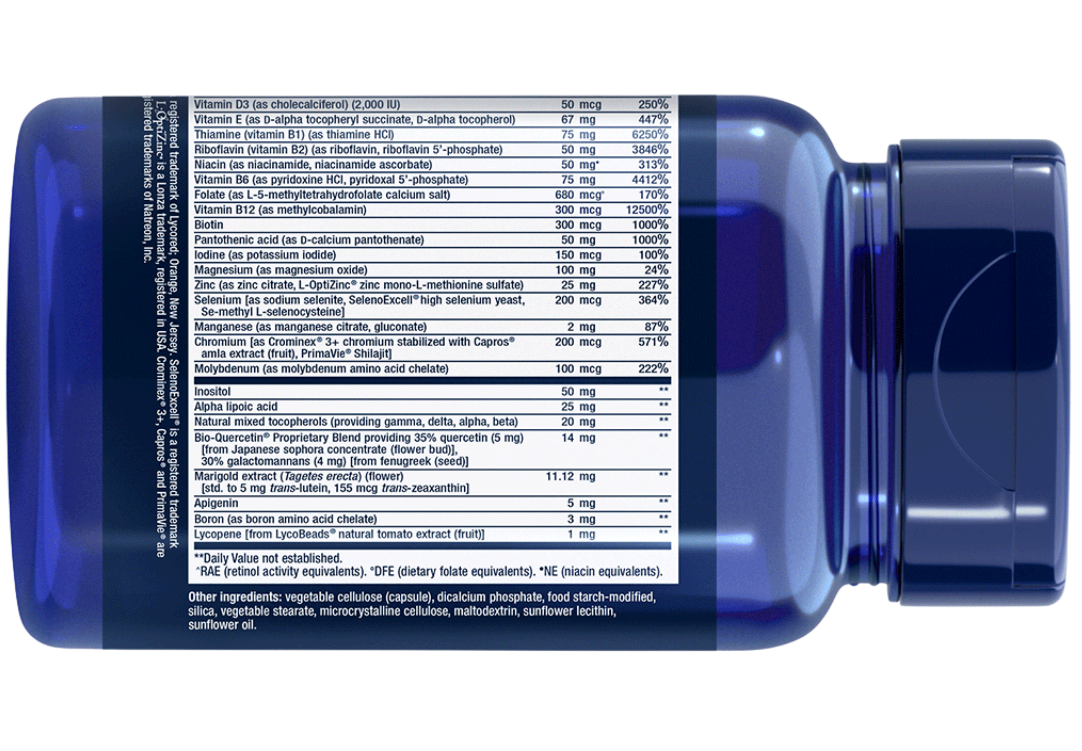 Life Extension Two-Per-Day Ingredients