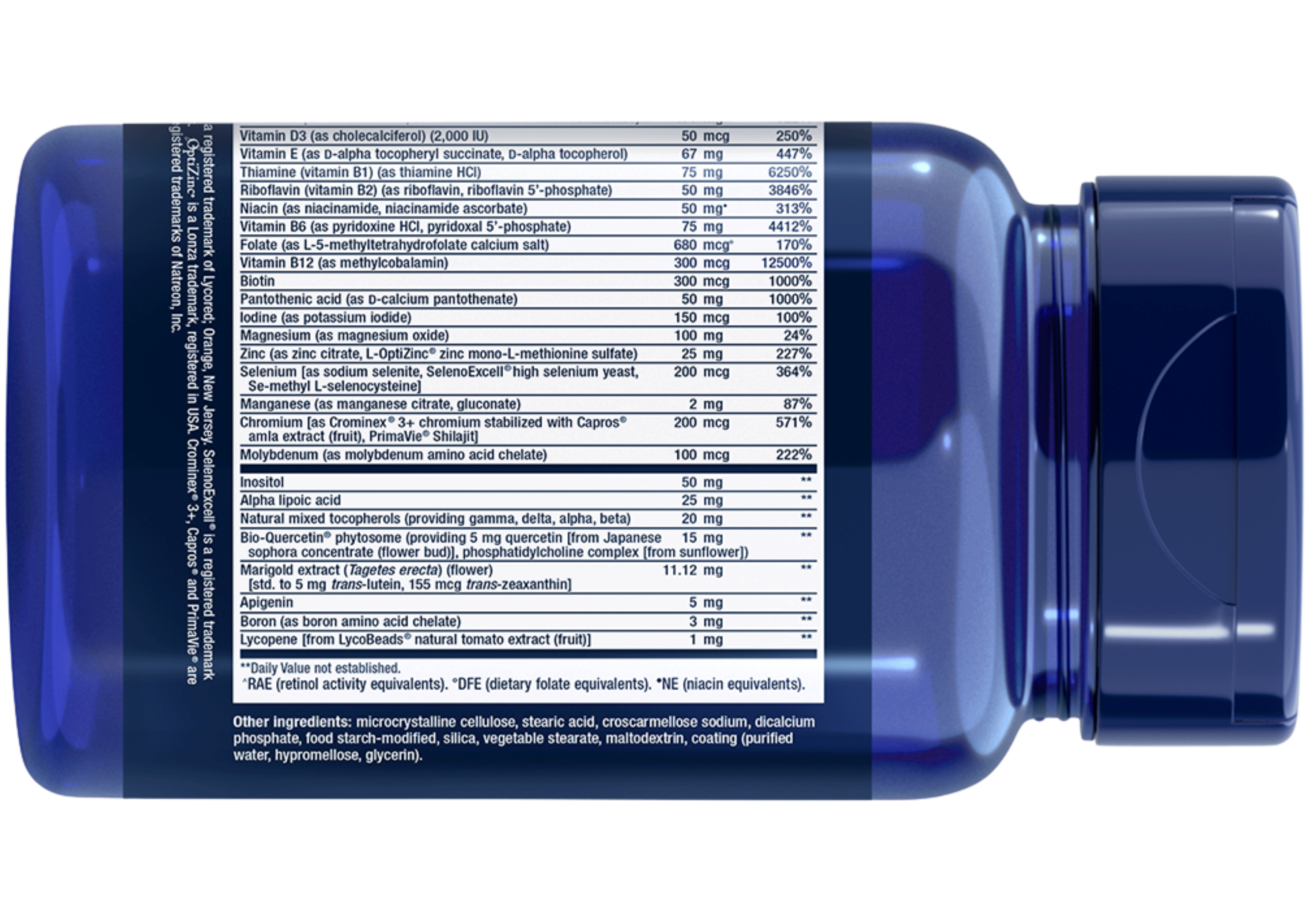 Life Extension Two-Per-Day Ingredients