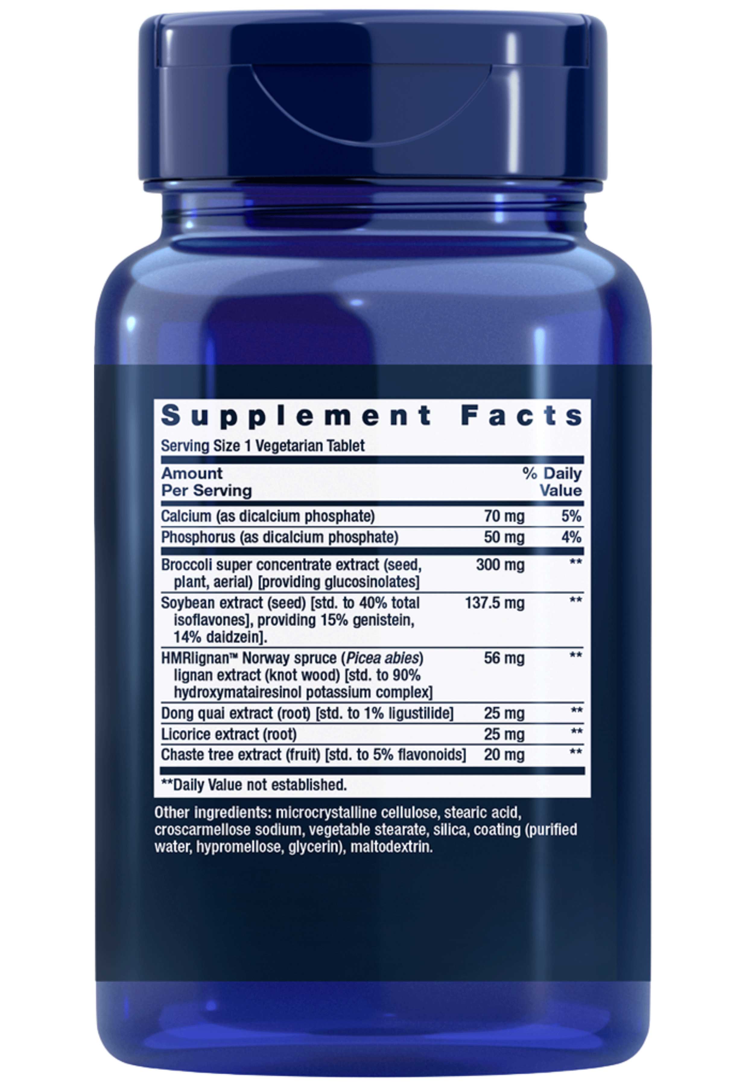 Life Extension Women's Health Estrogen For Women Ingredients