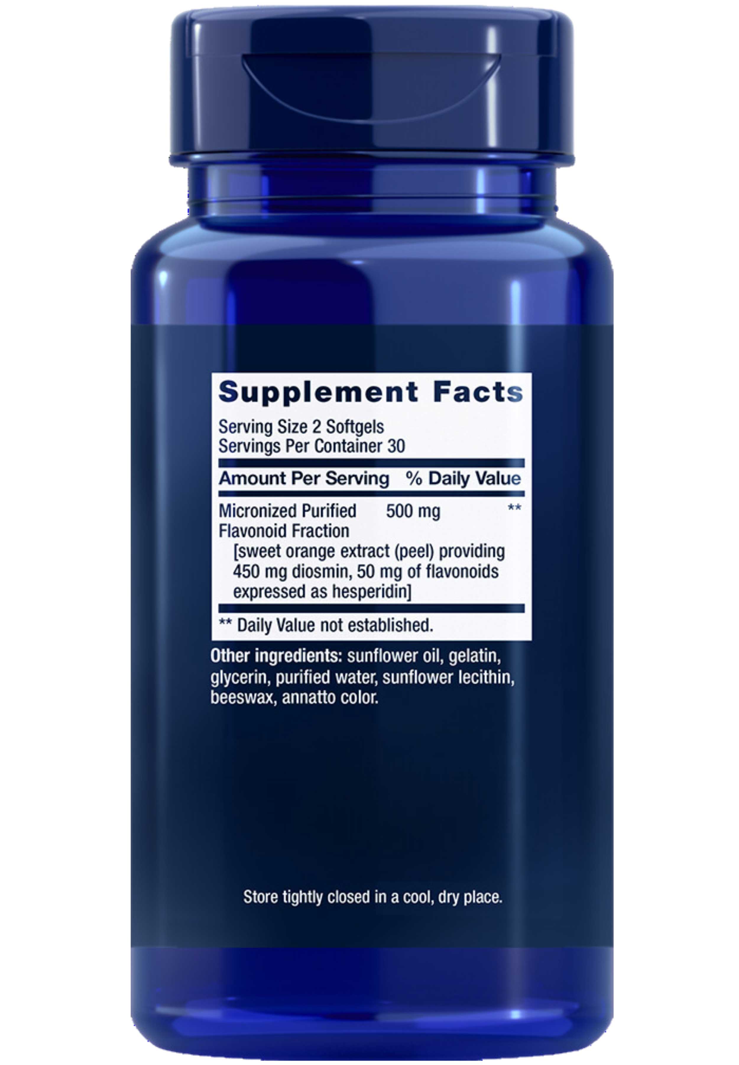 Life Extension Youthful Legs Ingredients