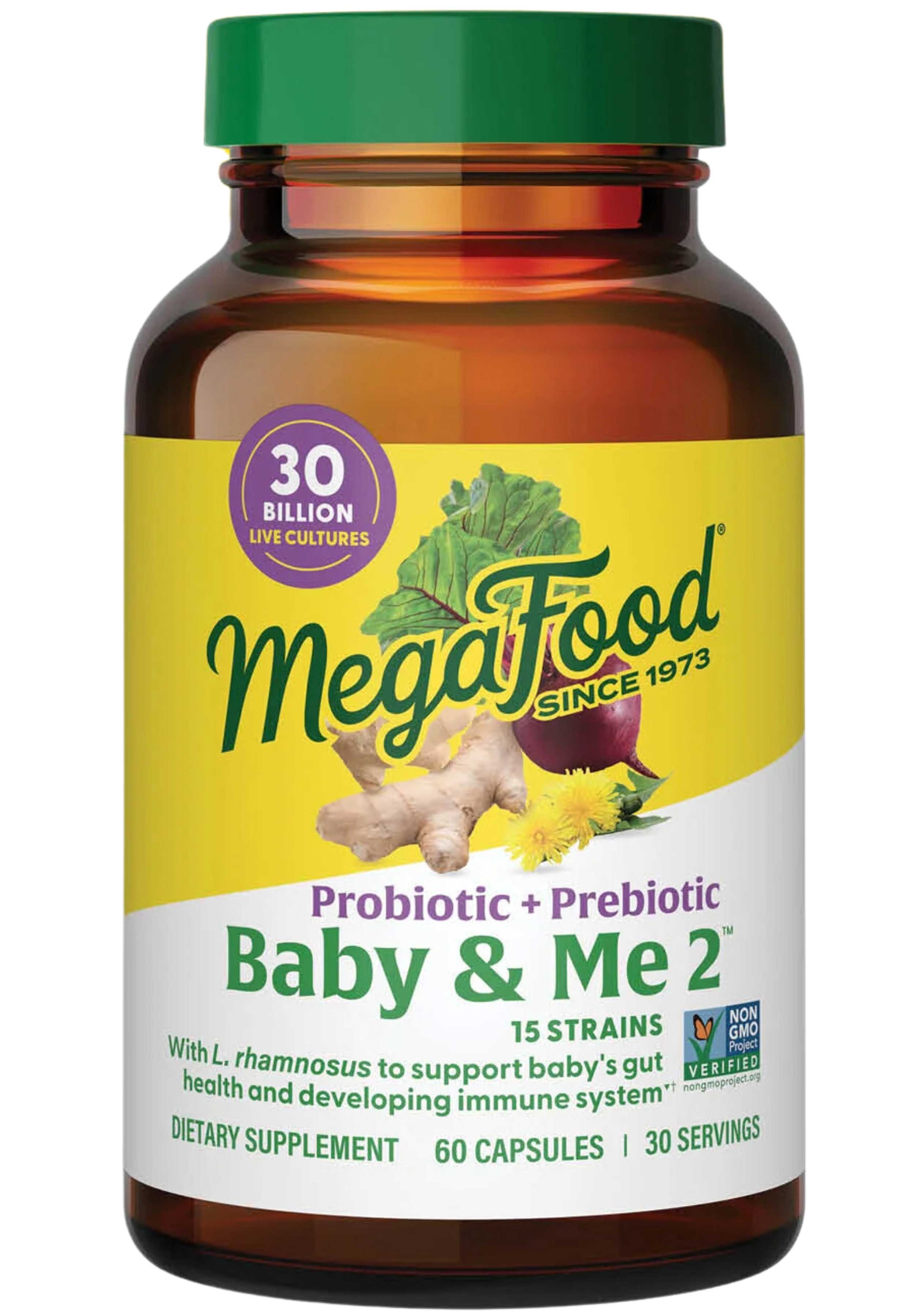 MegaFood Baby & Me 2 Probiotic + Prebiotic