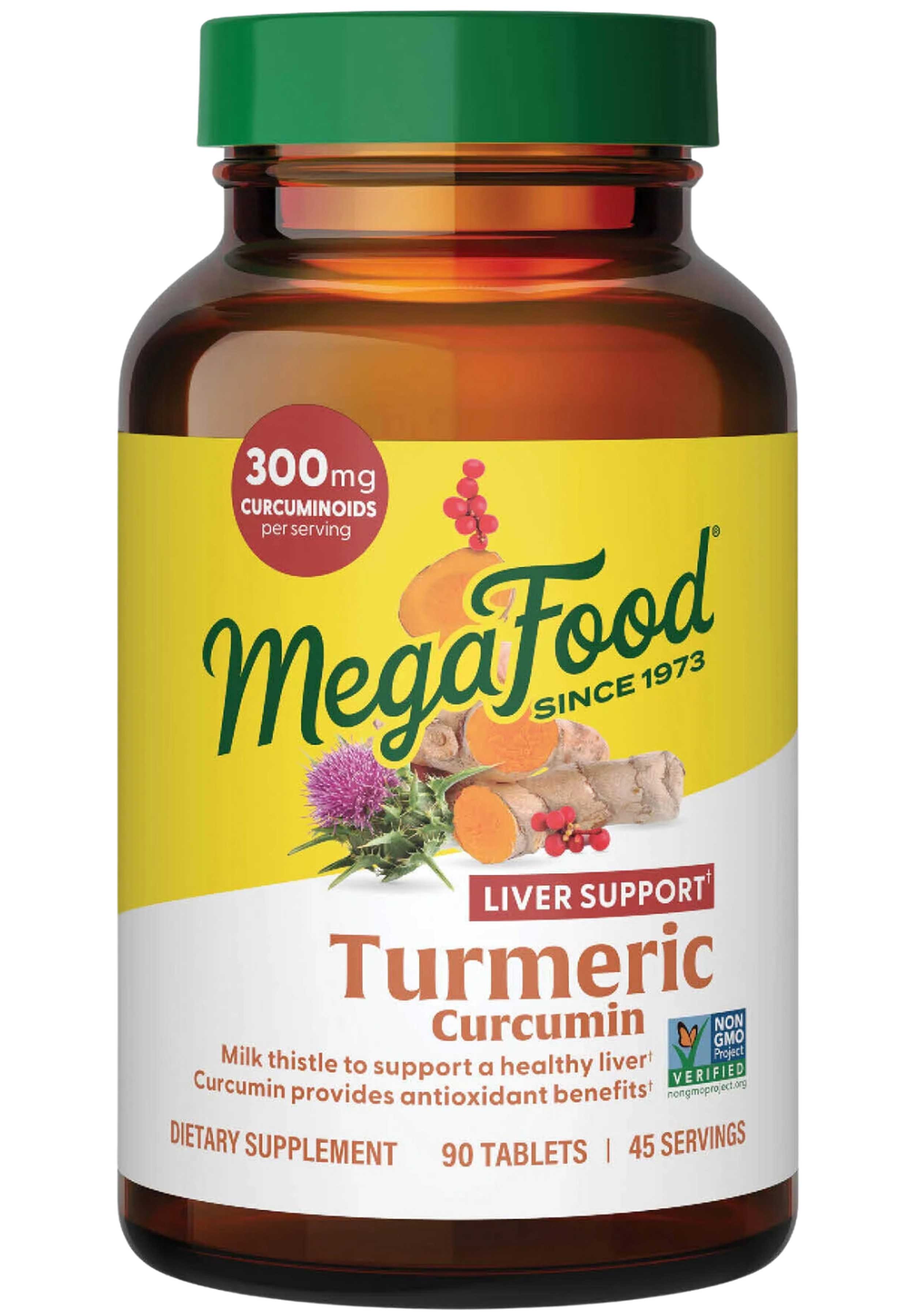 MegaFood Turmeric Curcumin Liver Support Formerly Turmeric Curcumin Extra Strength Liver