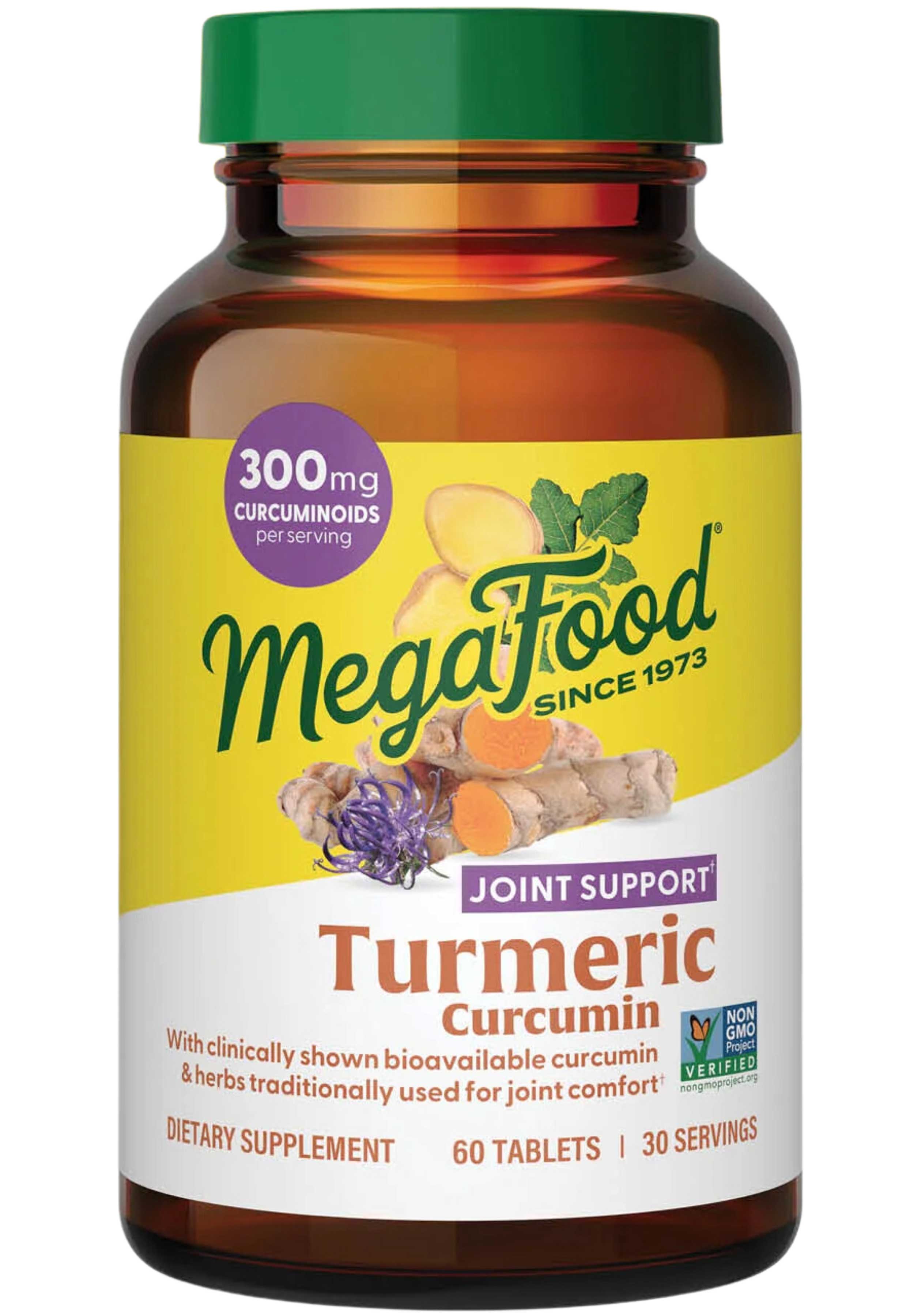 MegaFood Turmeric Curcurmin - Joint Support (Formerly Turmeric Curcumin Extra Strength - Joint)
