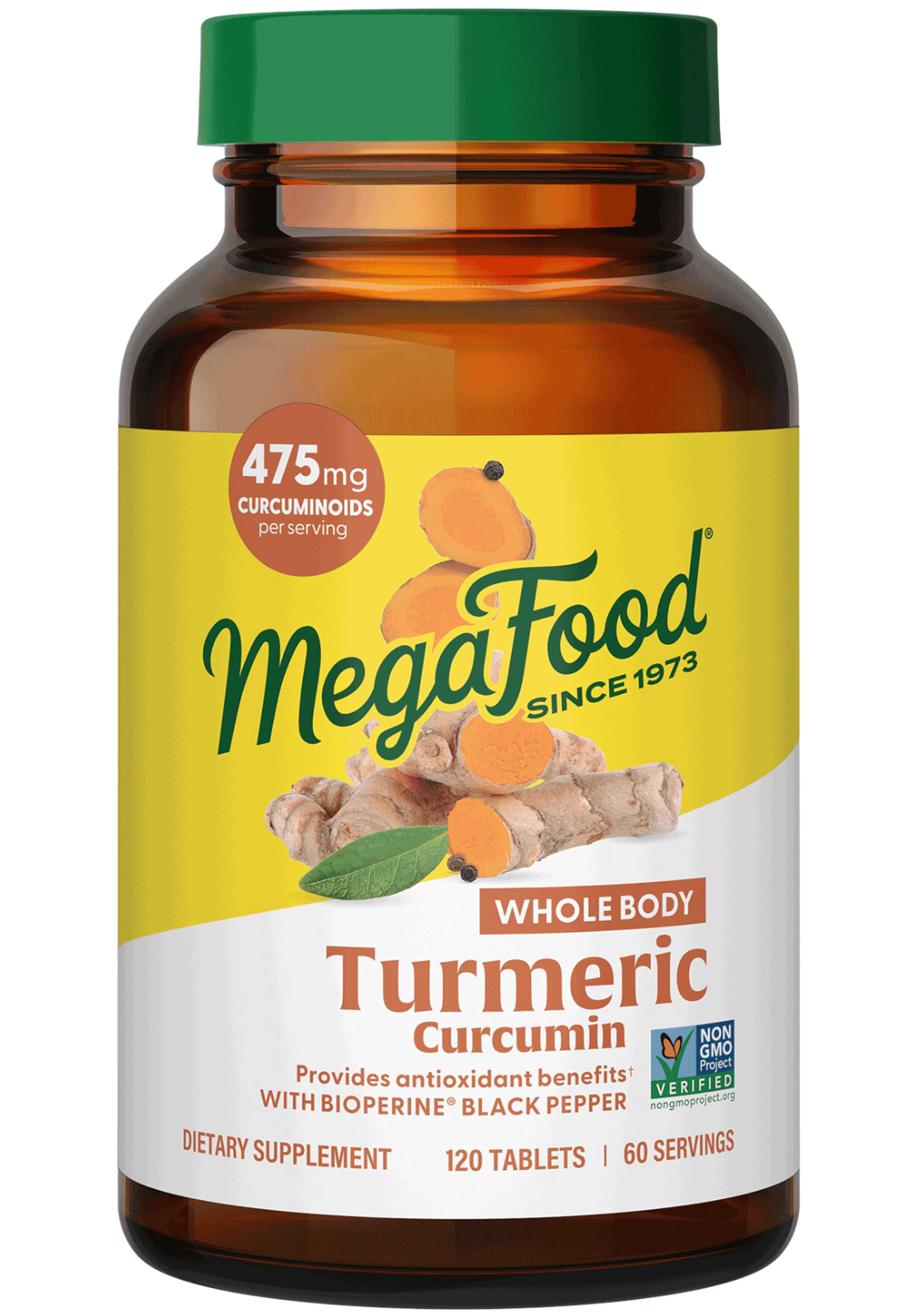 MegaFood Whole Body Turmeric Curcurmin (Formerly Turmeric Curcumin Extra Strength)