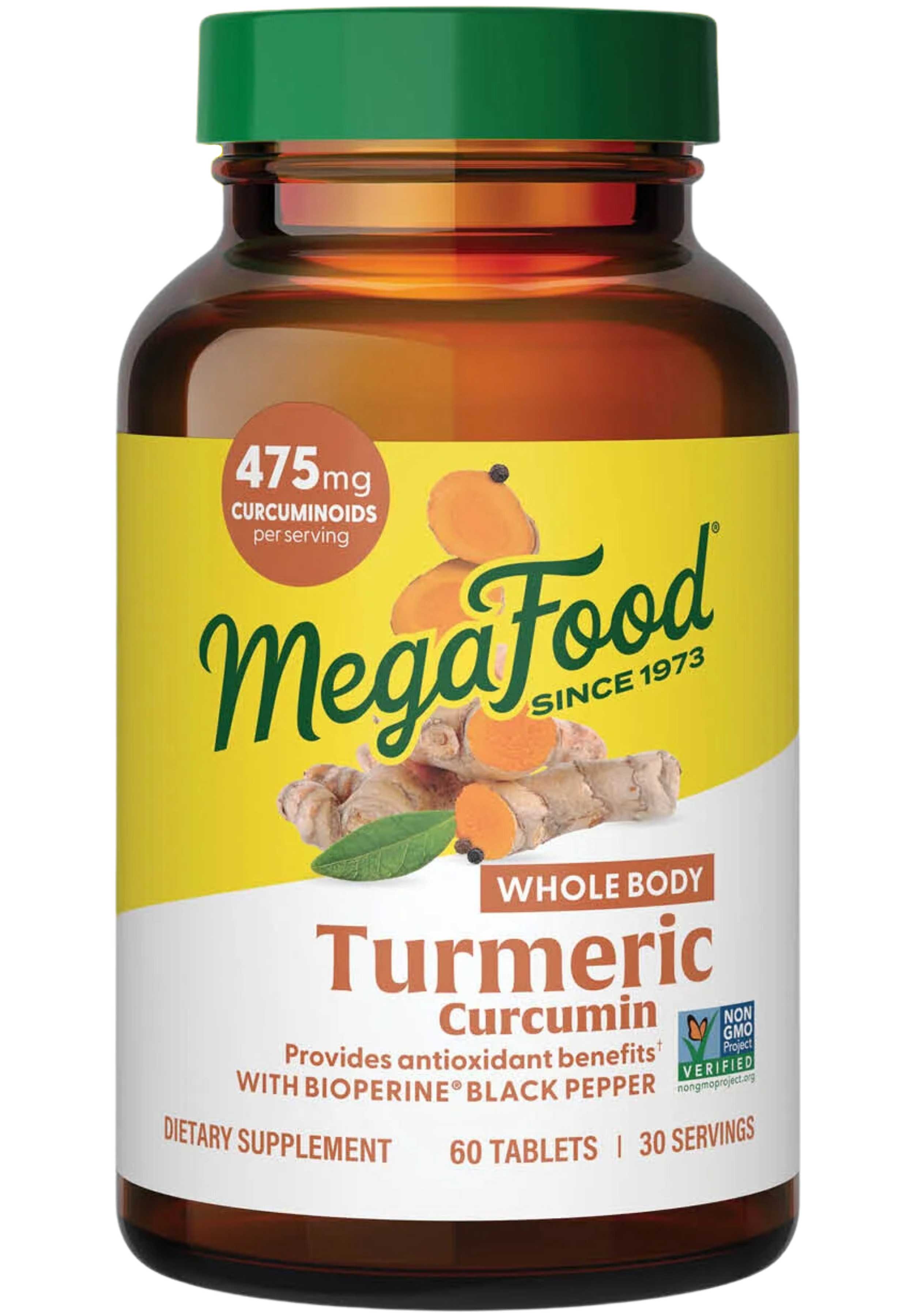 MegaFood Whole Body Turmeric Curcurmin (Formerly Turmeric Curcumin Extra Strength)