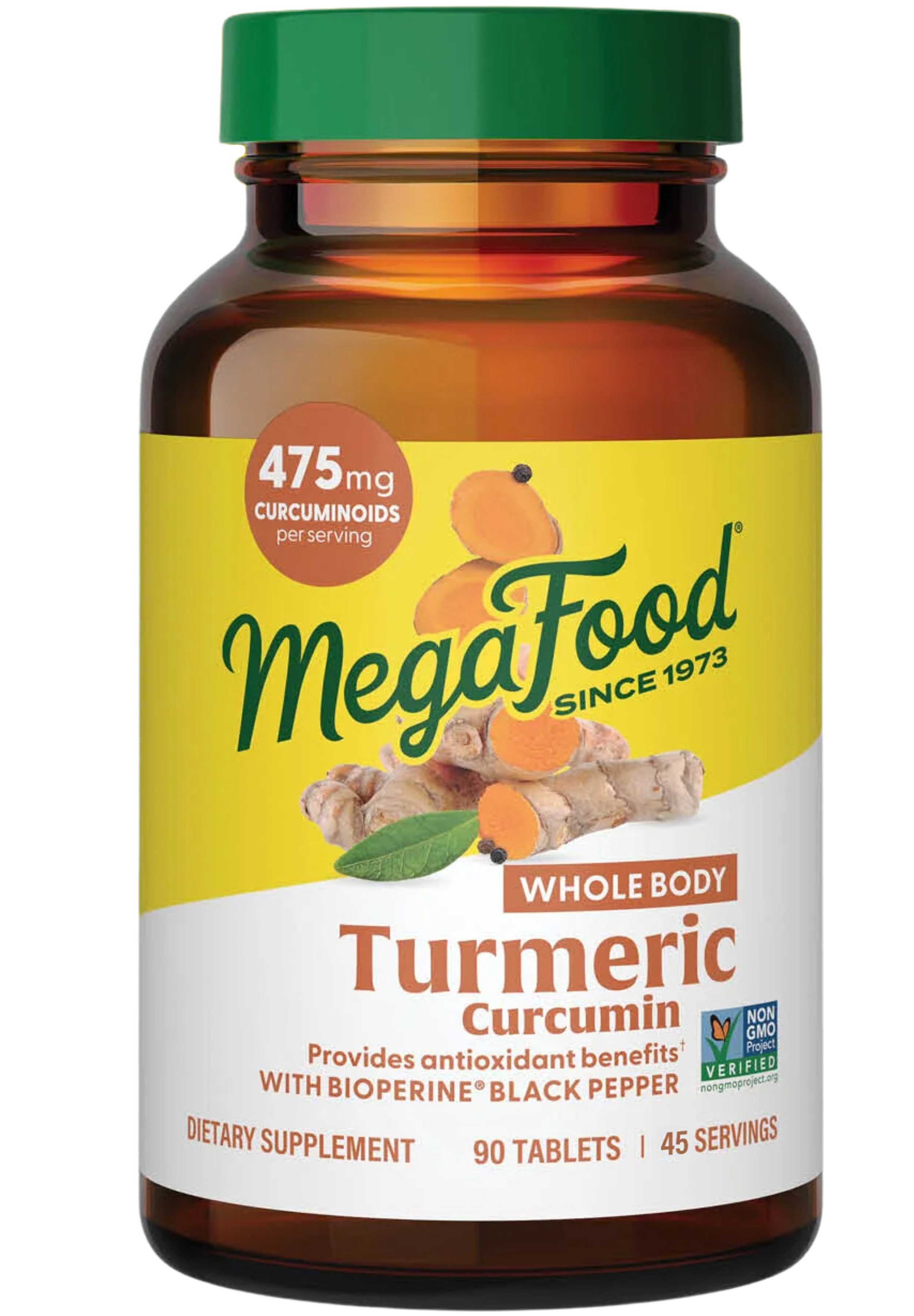 MegaFood Whole Body Turmeric Curcurmin (Formerly Turmeric Curcumin Extra Strength)