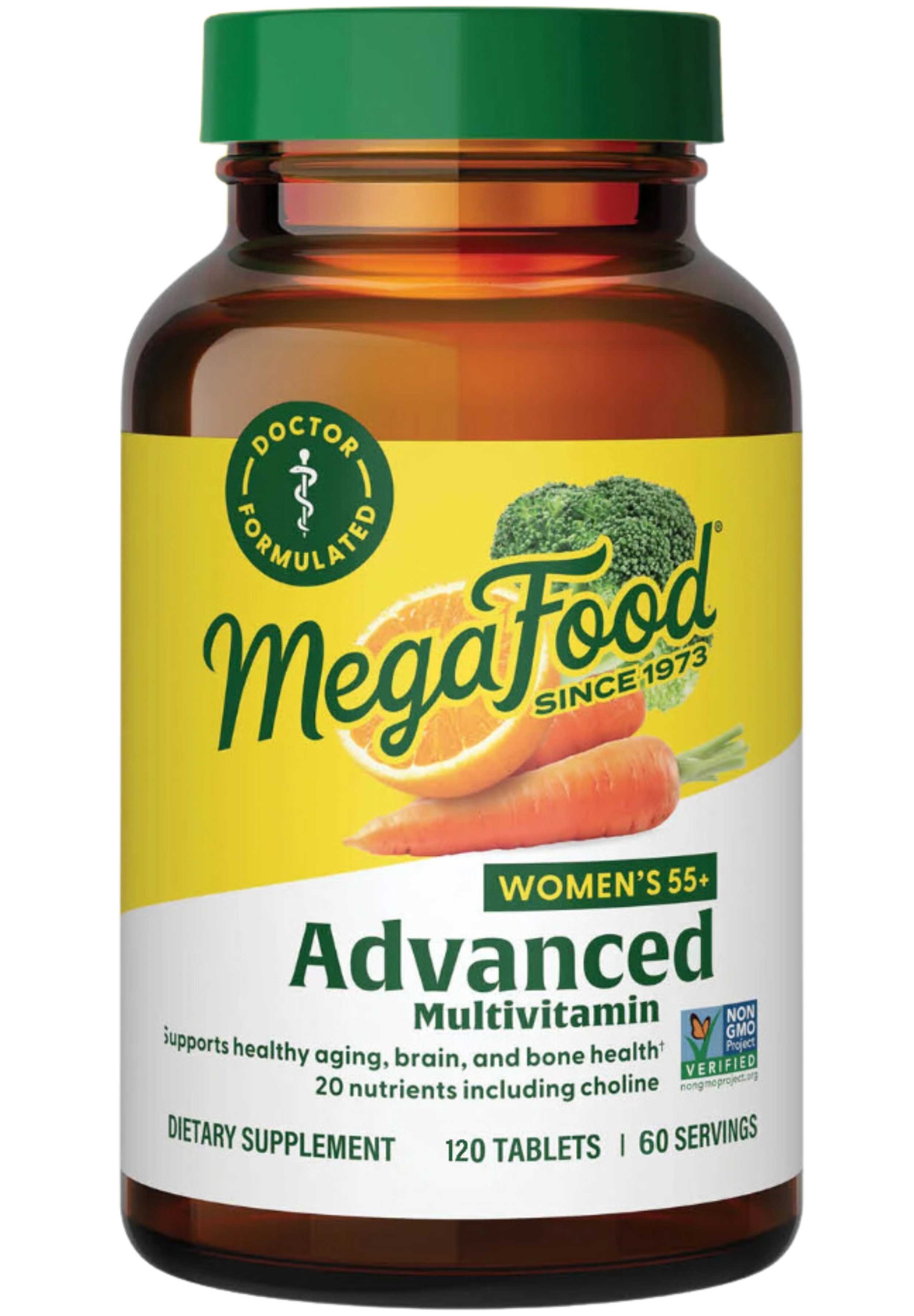 MegaFood Women's 55+ Advanced Multivitamin (Formerly Multi For Women 5