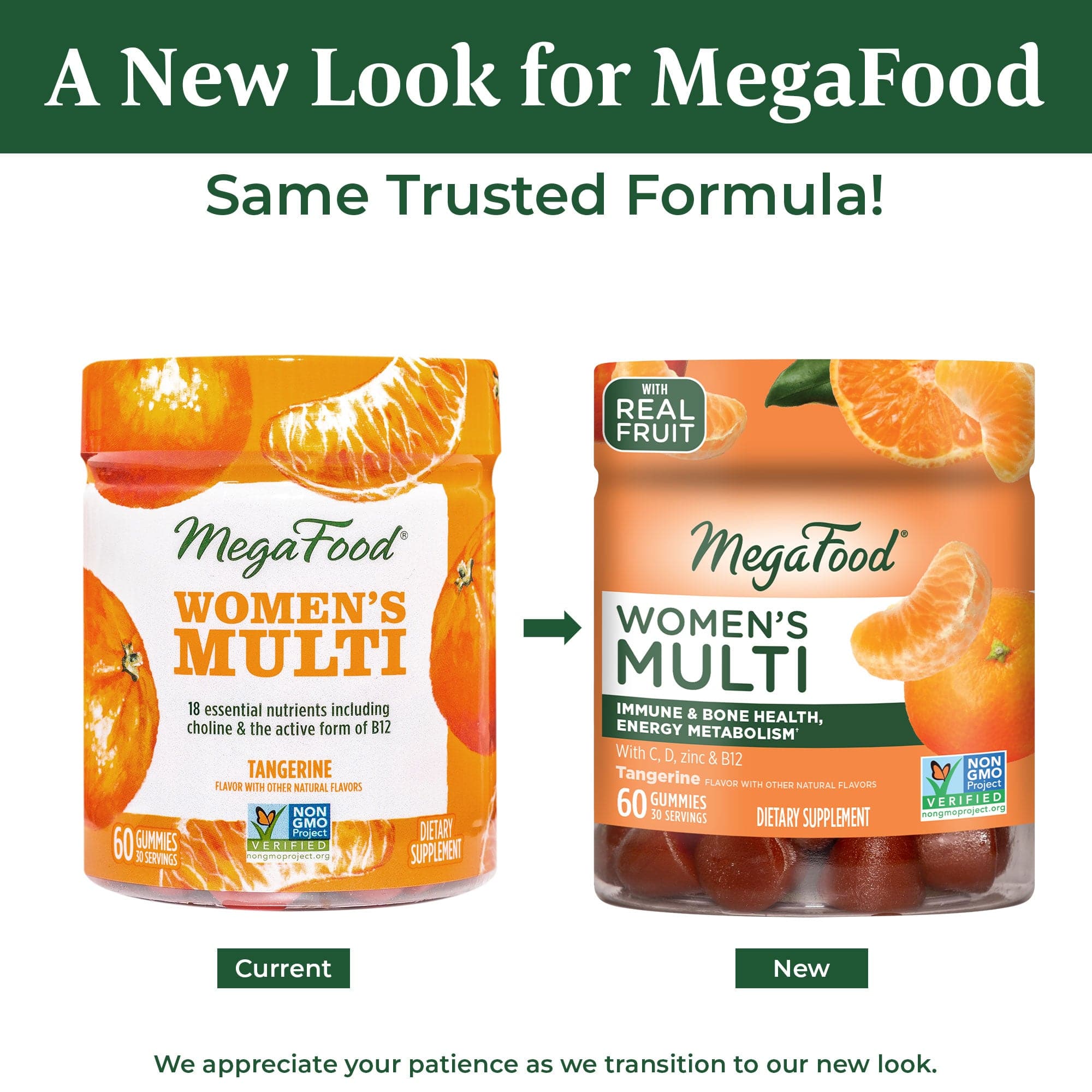 MegaFood Women's Multi Gummies New Look