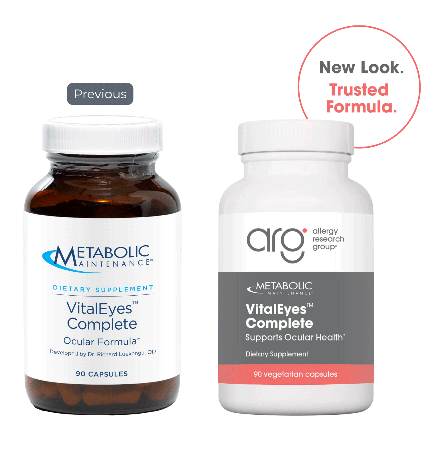 Allergy Research Group VitalEyes Complete (Formerly Metabolic Maintenance) New Look