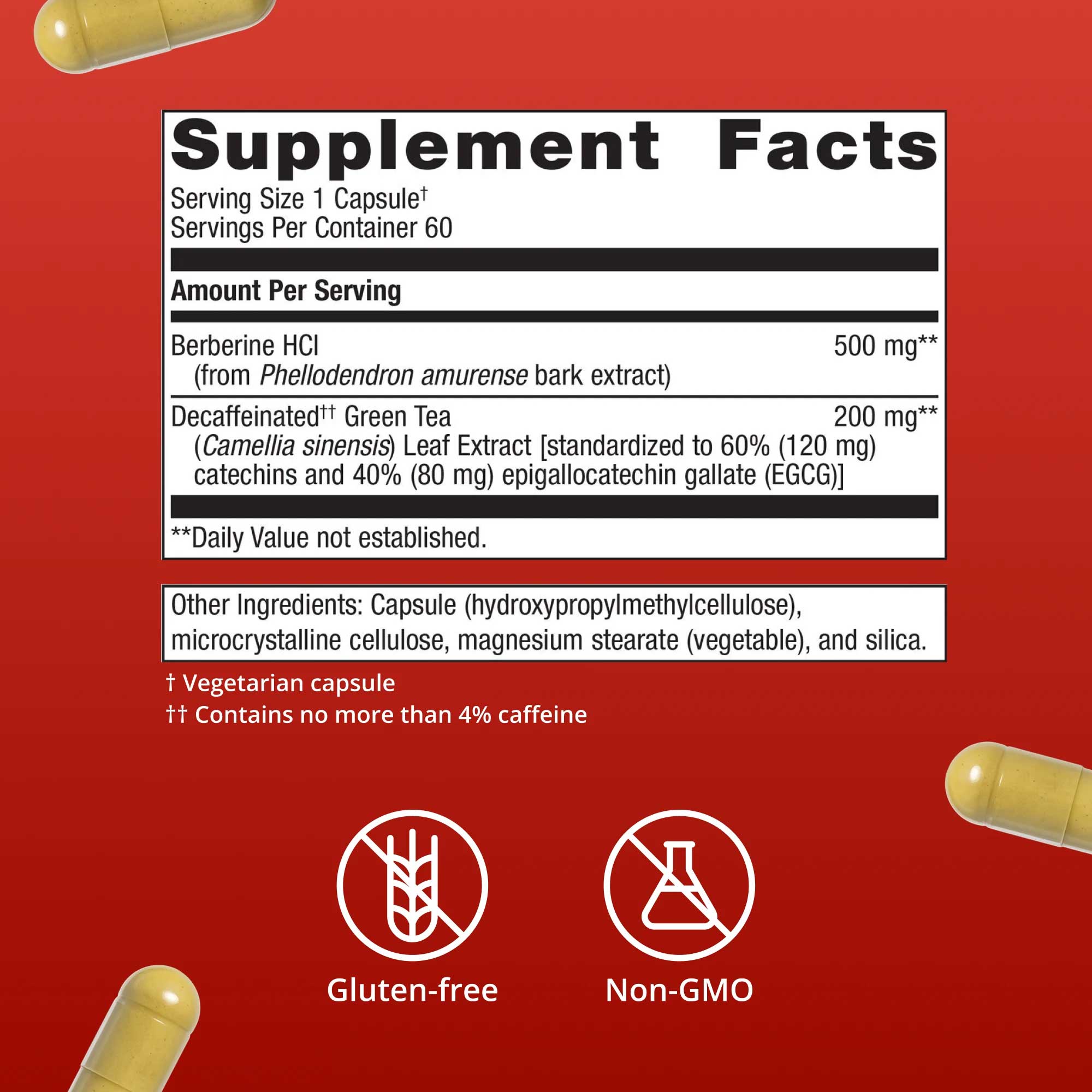 Metagenics Berberine GT Ingredients