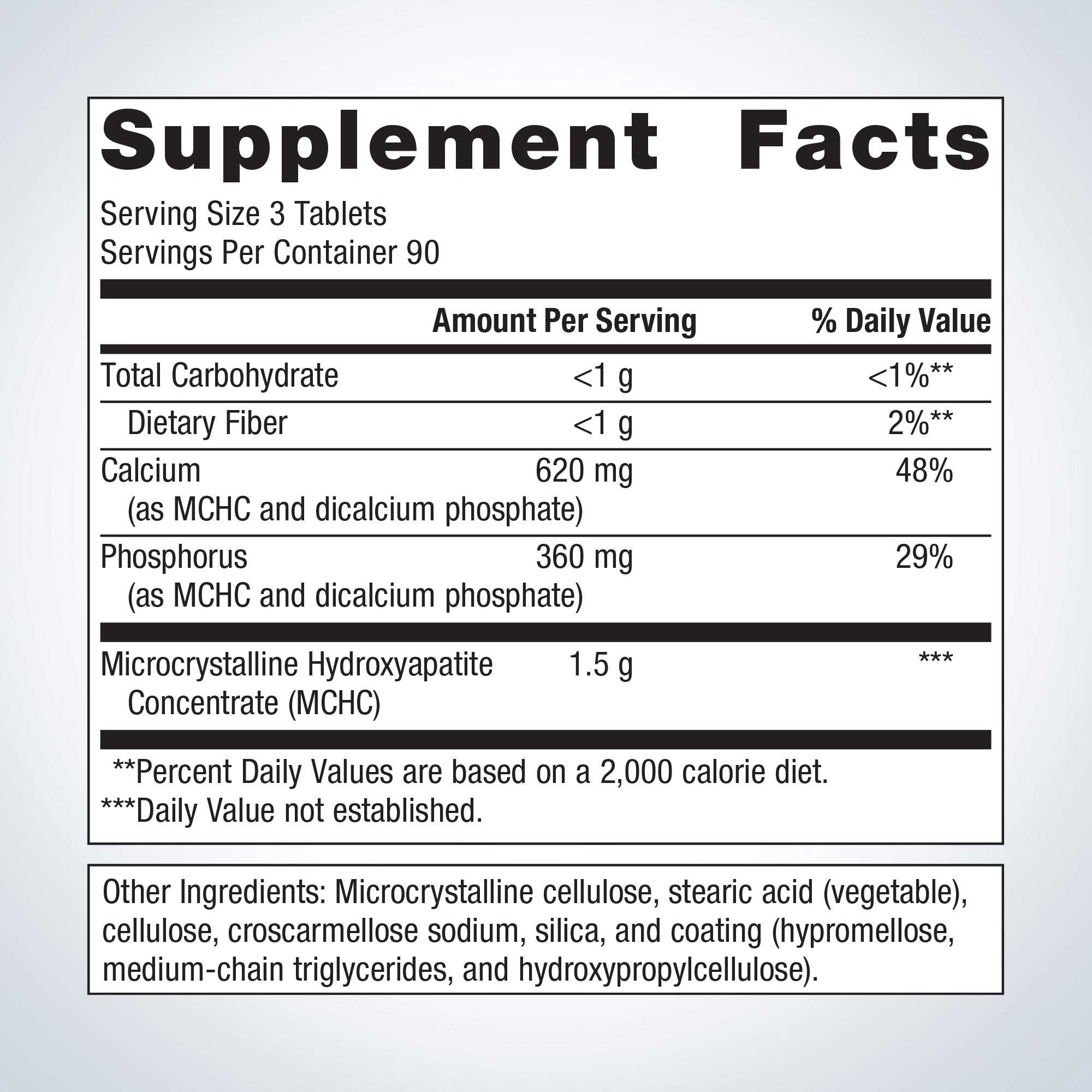 Metagenics Bone Builder Ingredients