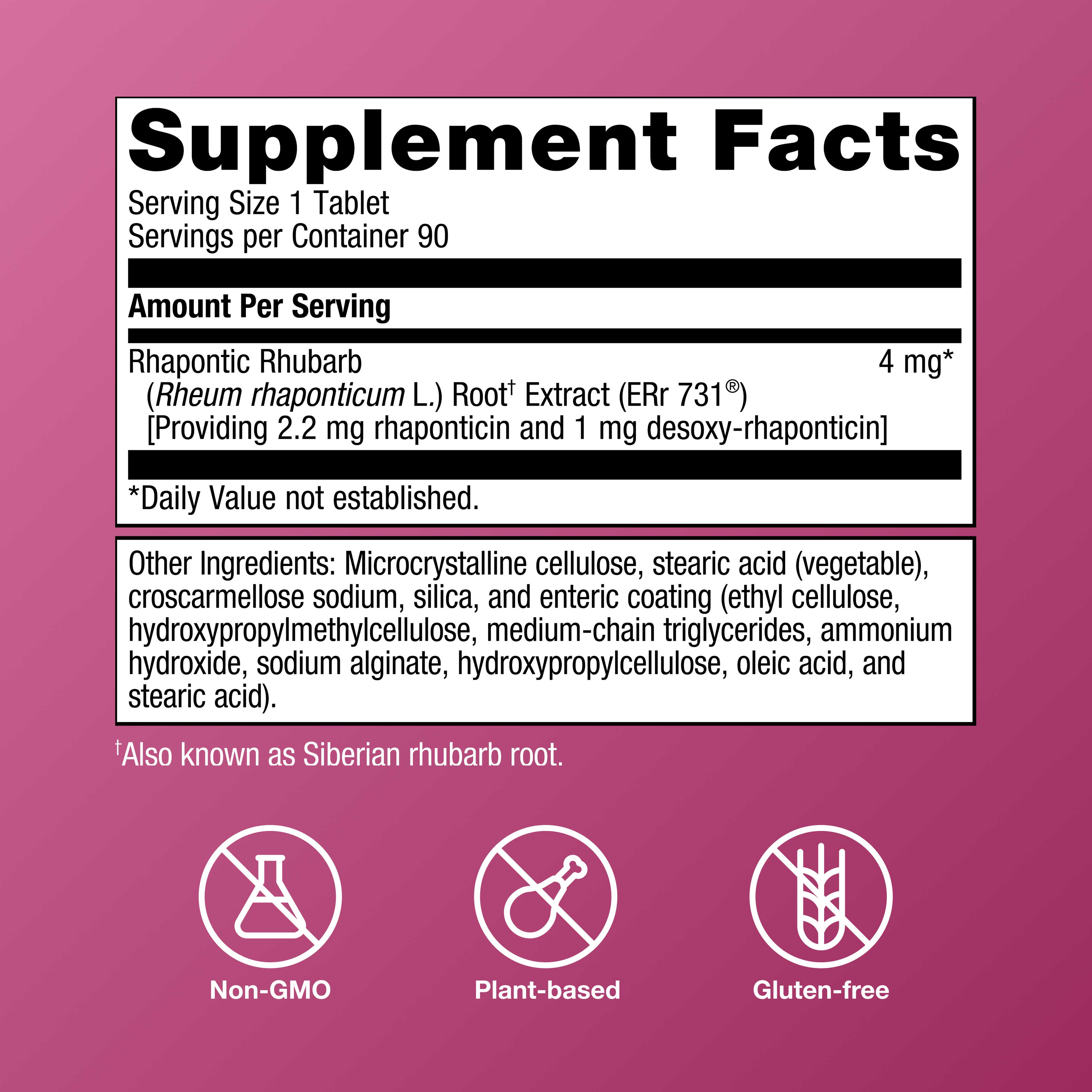 Metagenics HerWellness Estrovera Ingredients