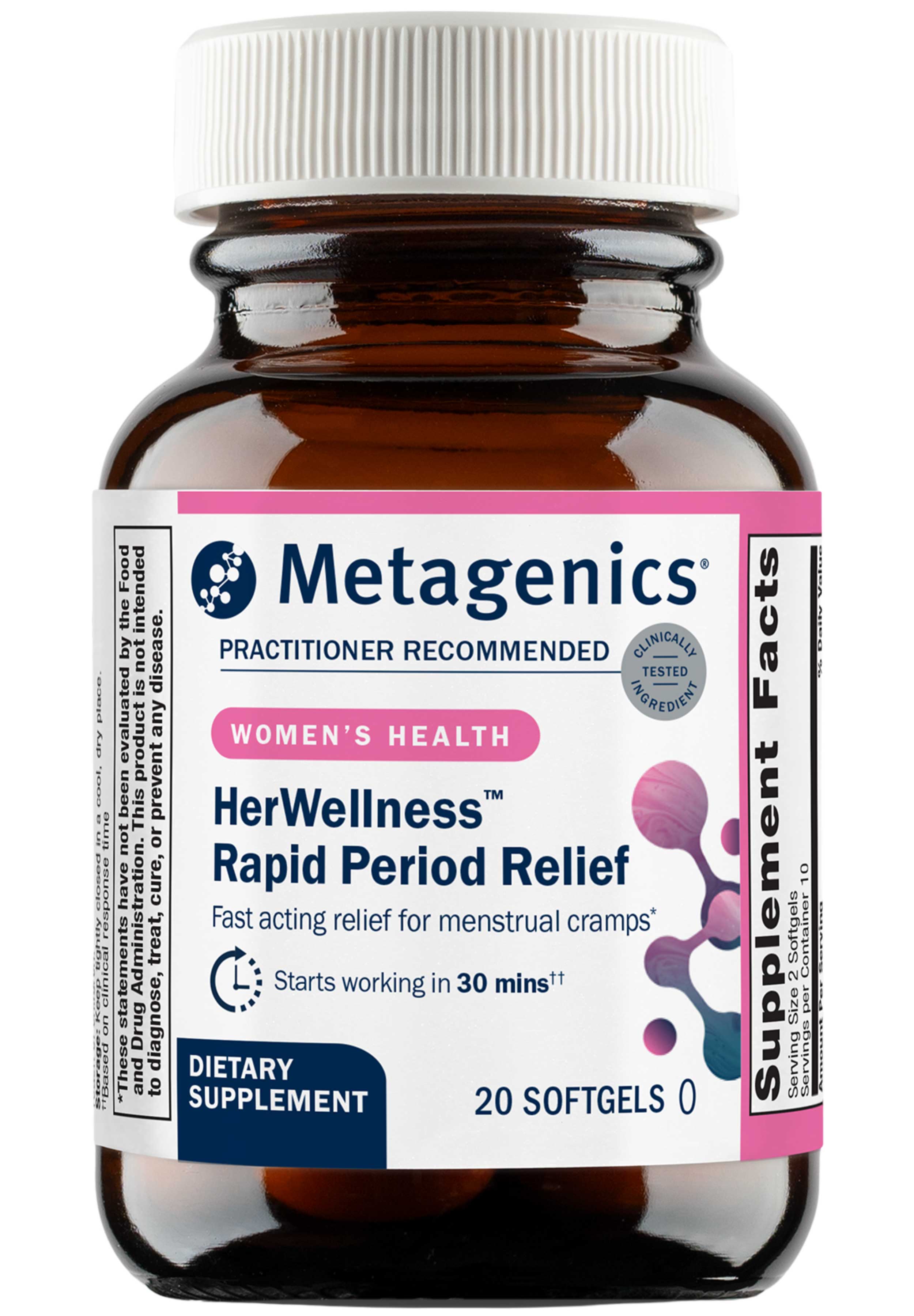 Metagenics HerWellness Rapid Period Relief