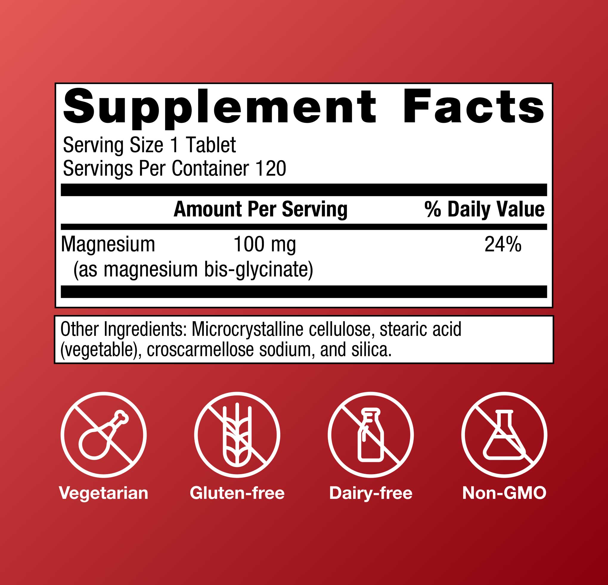 Metagenics Magnesium Glycinate Ingredients