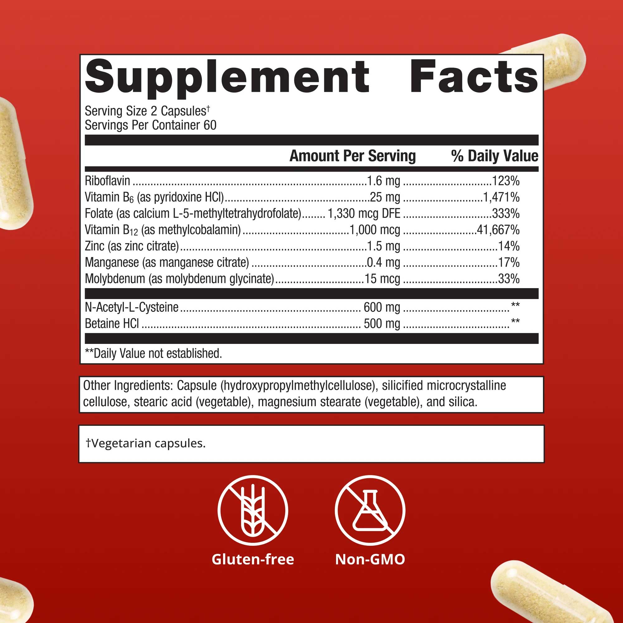 Metagenics MethylCare Ingredients